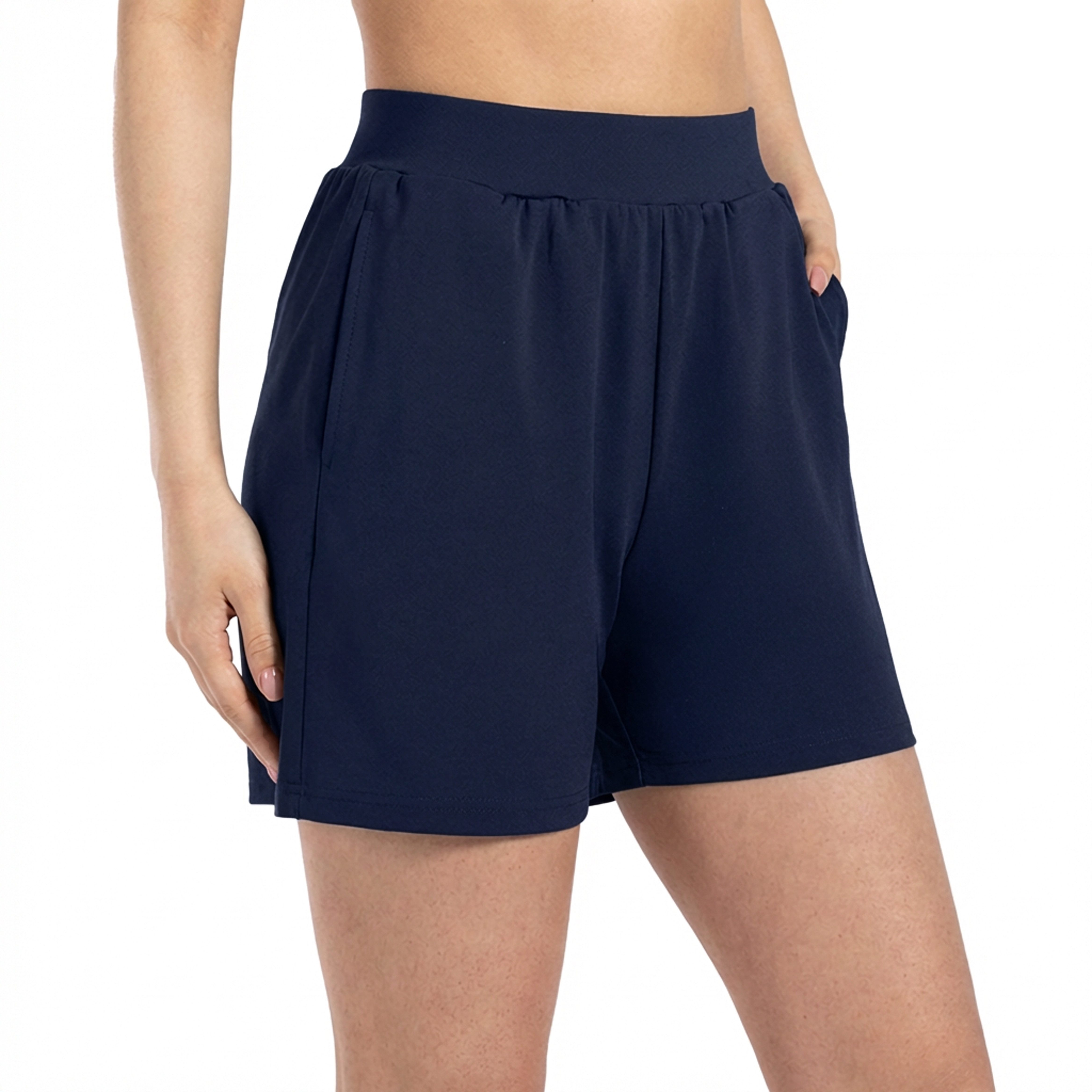 Smilodox Shorts Corry, lockere Freizeithose mit breitem Bund & Eingrifftasc günstig online kaufen