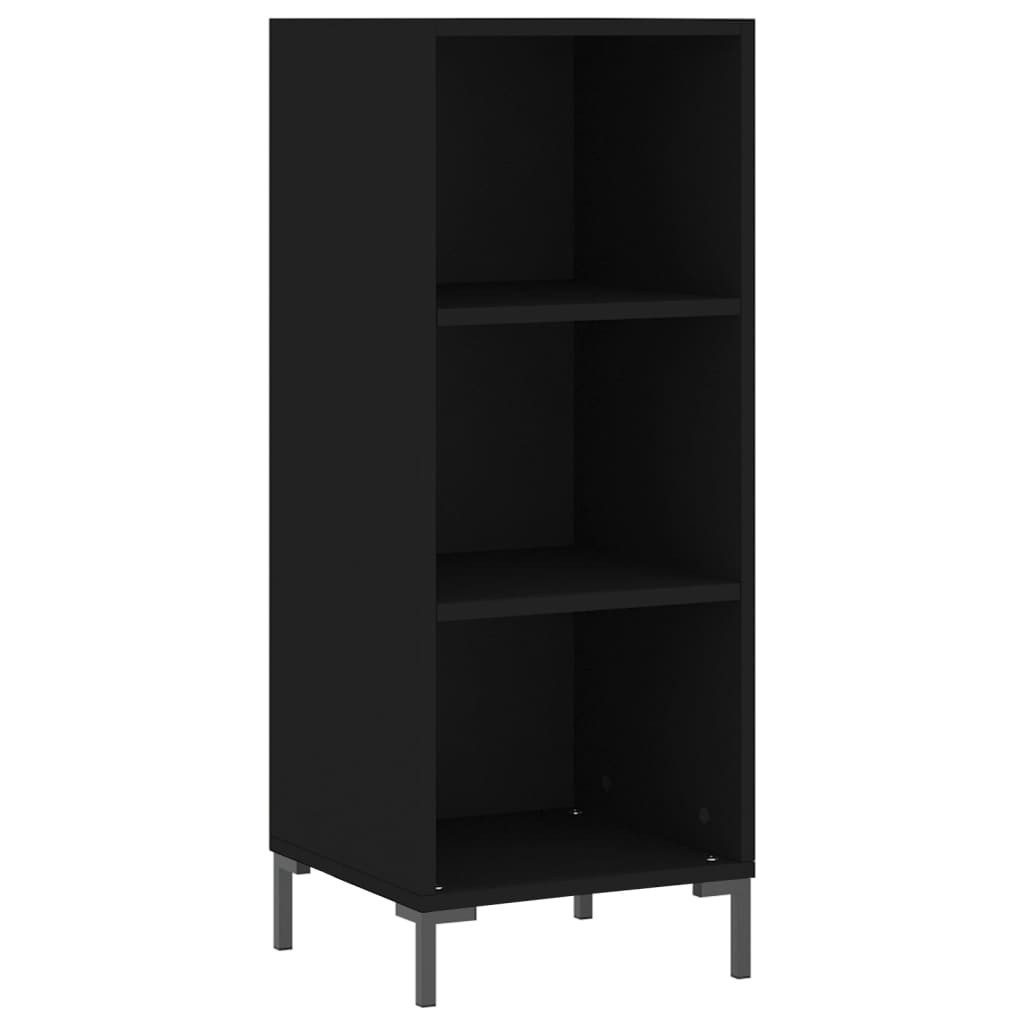 vidaXL Sideboard Sideboard Schwarz 34,5x32,5x90 cm Holzwerkstoff (1 St)