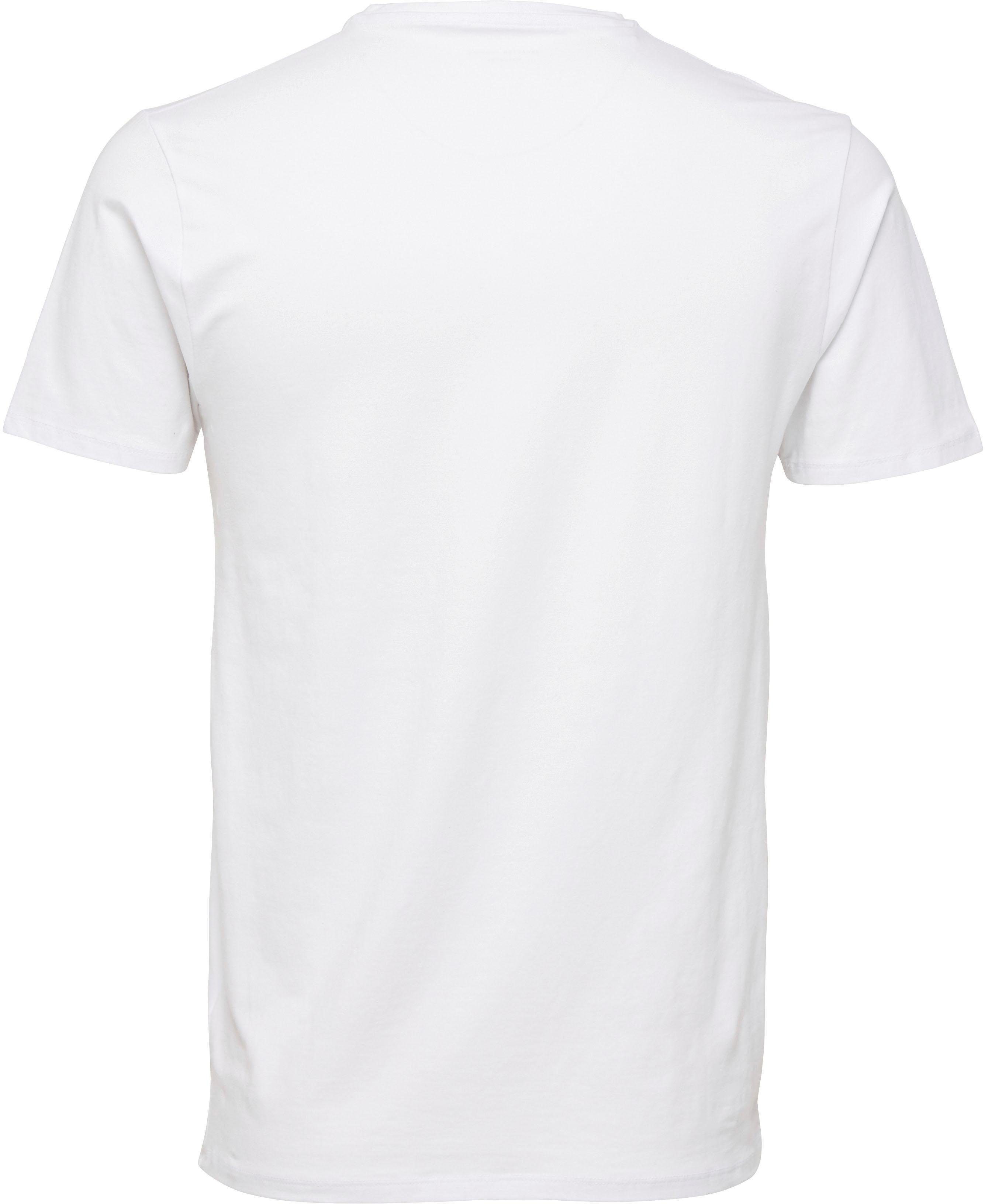 V-Shirt White V-Shirt HOMME SELECTED Basic