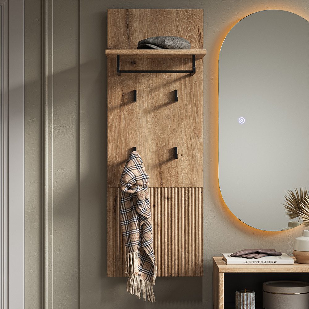 Vicco Garderobenschrank Eliza, Viking Oak, 43 x 120 cm (1-St)