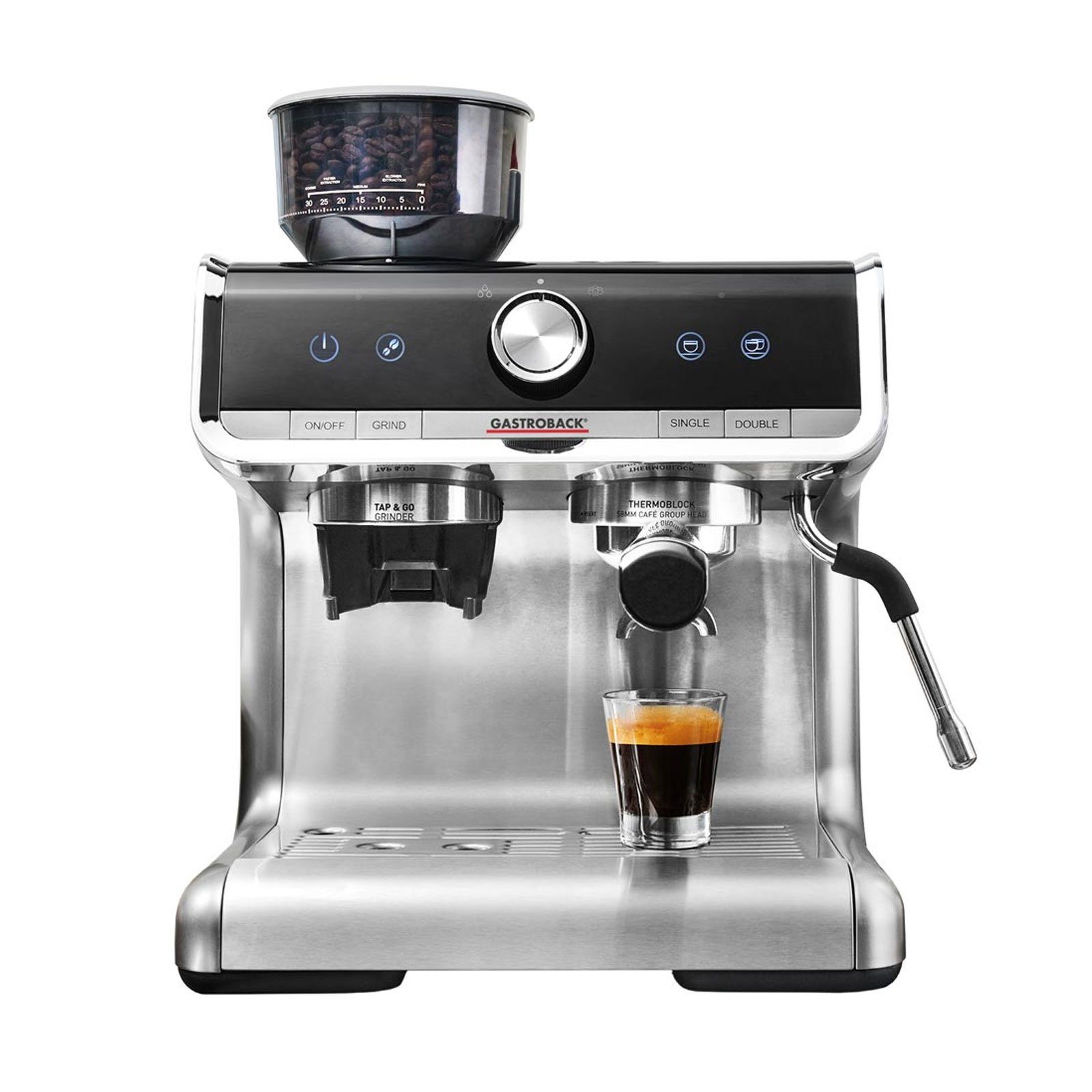Pro 42616 Gastroback Siebträgermaschine Design Espresso Barista