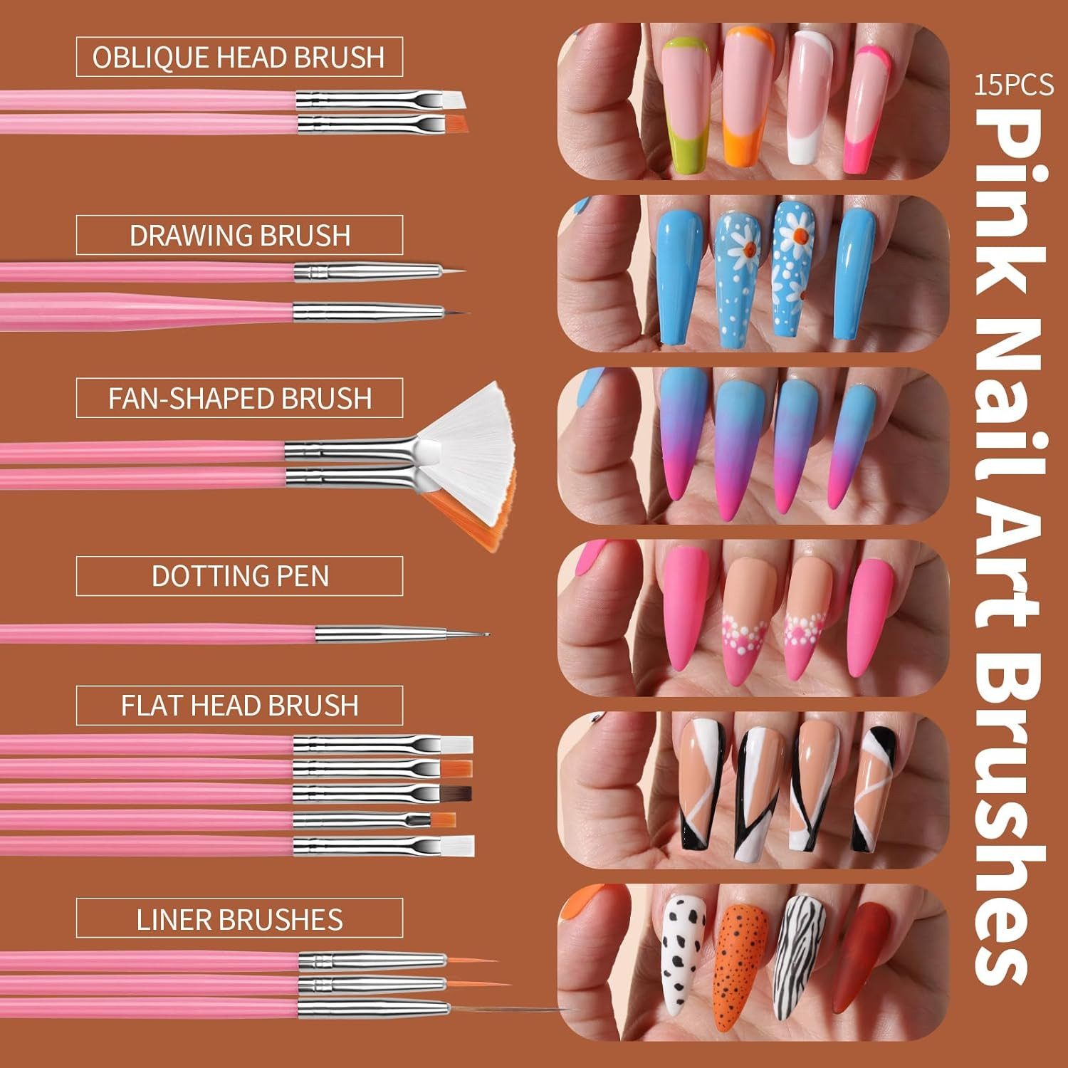 Refined Living Nageldesign Zubehör Nageldesign Zubehör Nail Art Dekoration Zubehör Set,Nagelpinsel Set, 38-tlg. Nagelpinsel Set,Maniküre-Werkzeuge, Nail Art Dekorationen & Nagelpinsel Set, Nail Art Pinsel, Dotted Pen, 12 Farben Glitzer für Nägel, Schmetterling & Herzenform Nagel Pailletten, Strasssteine Nägel, Blattgold für Nagelkunst, Pinsel Für Gelnägel, professionelle Studio- Qualitat