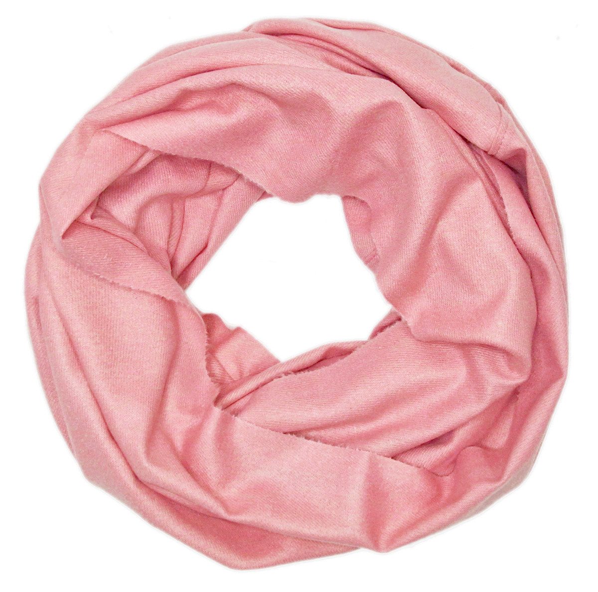 Loop Damen Loopschal Unifarben Rundschal & Schlauchschal für Herbst/Winter