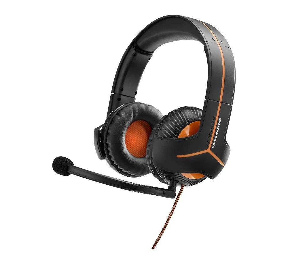 Thrustmaster kabelgebunden Over Ear Kopfhörer mit Mikrofon für PC PS5/PS4 Xbox Gaming-Headset (Mit Kabel, Stereo, Stummschaltung)