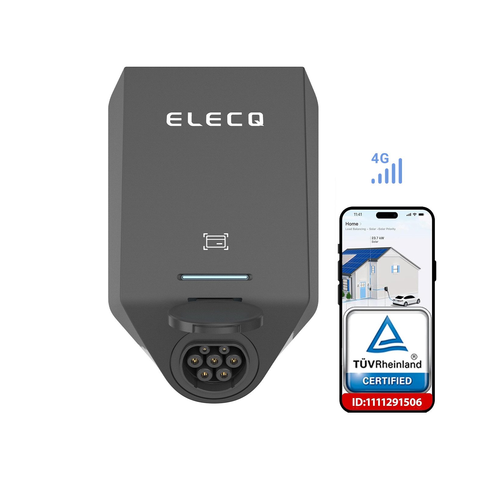 Elektroauto-Ladestation H1, Wallbox mit App