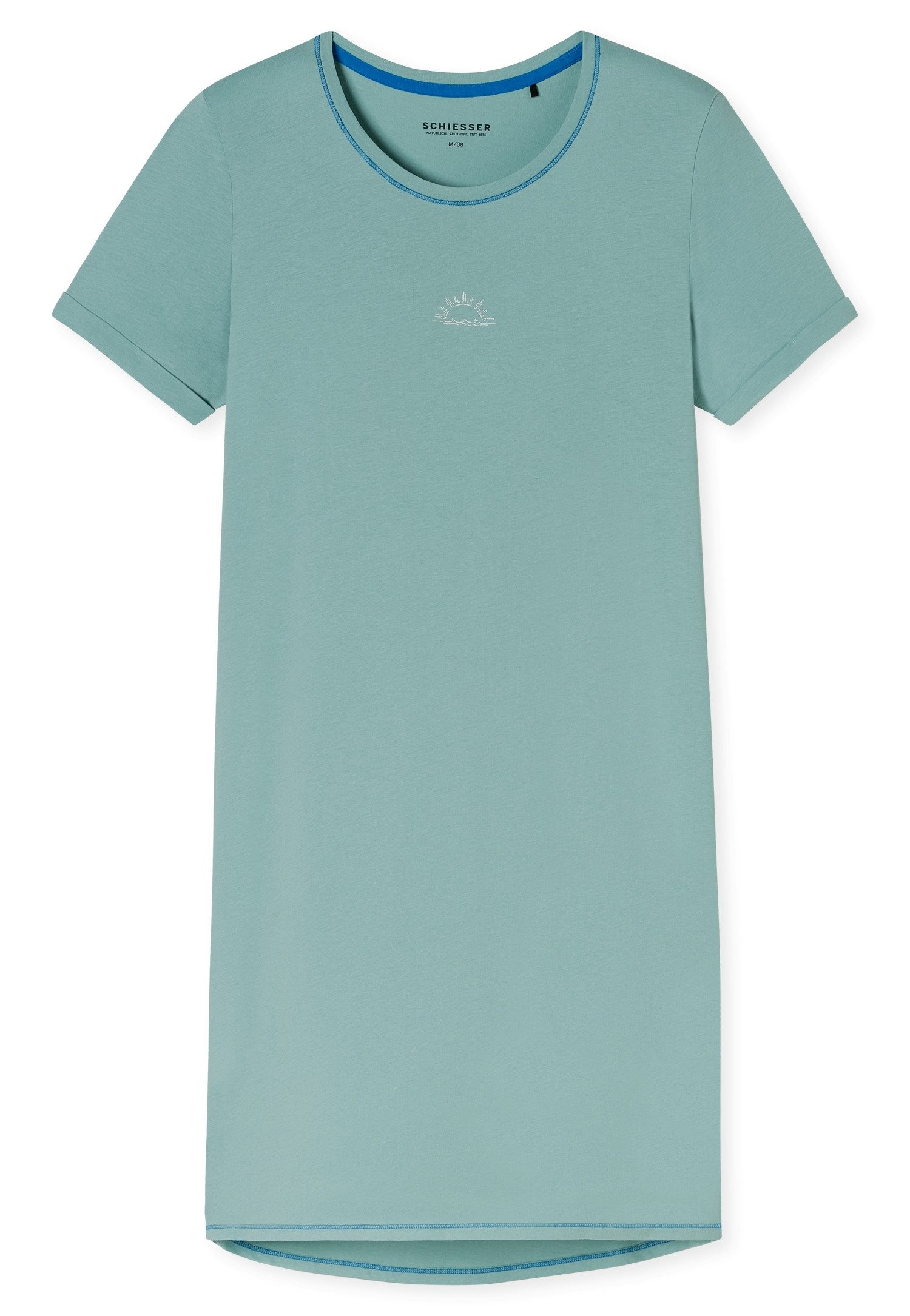 Schiesser Nachthemd Casual Essentials mit Statement-Print, günstig online kaufen