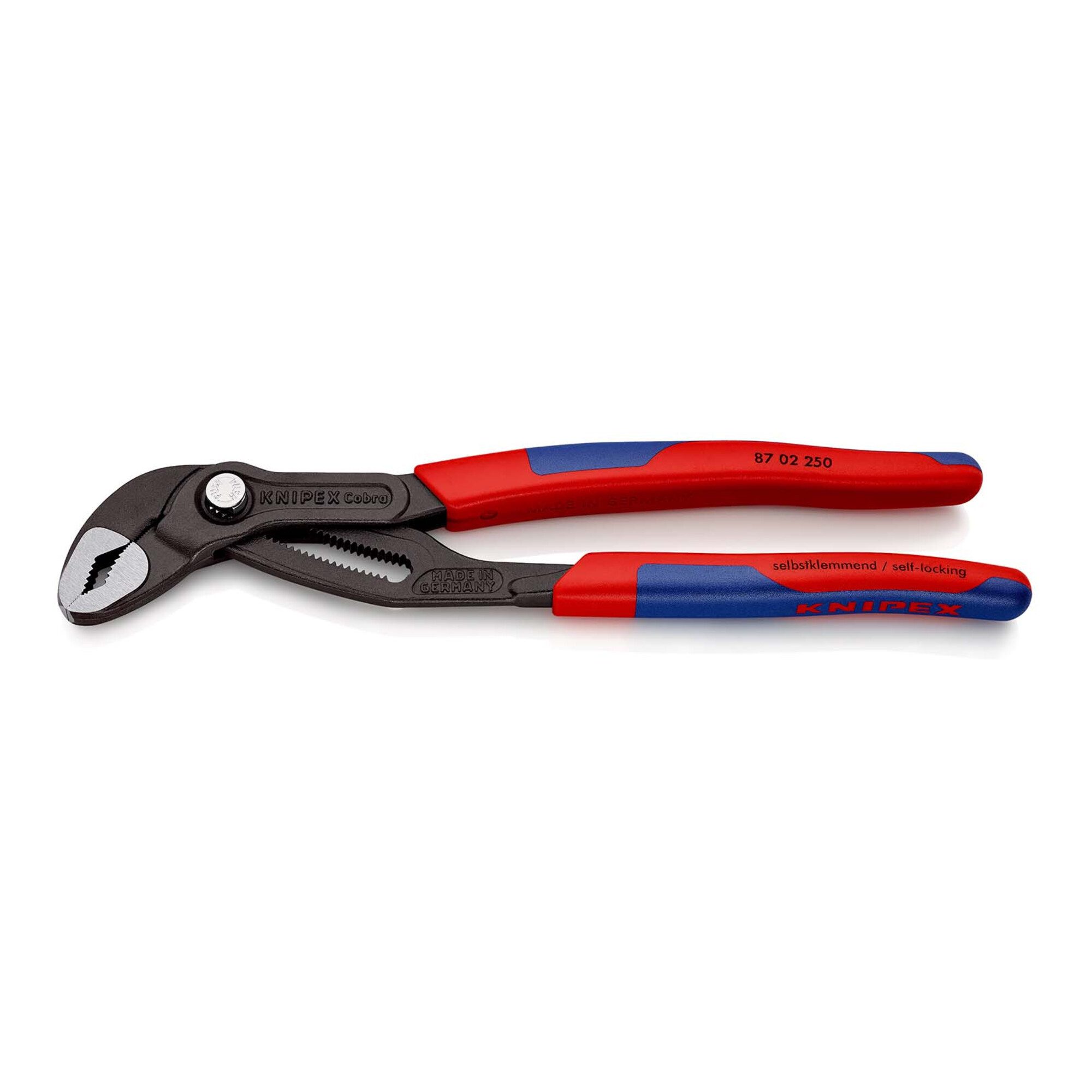 Knipex Wasserpumpenzange KNIPEX 87 02 250 Cobra® Hightech-Wasserpumpenzange mit schlanken