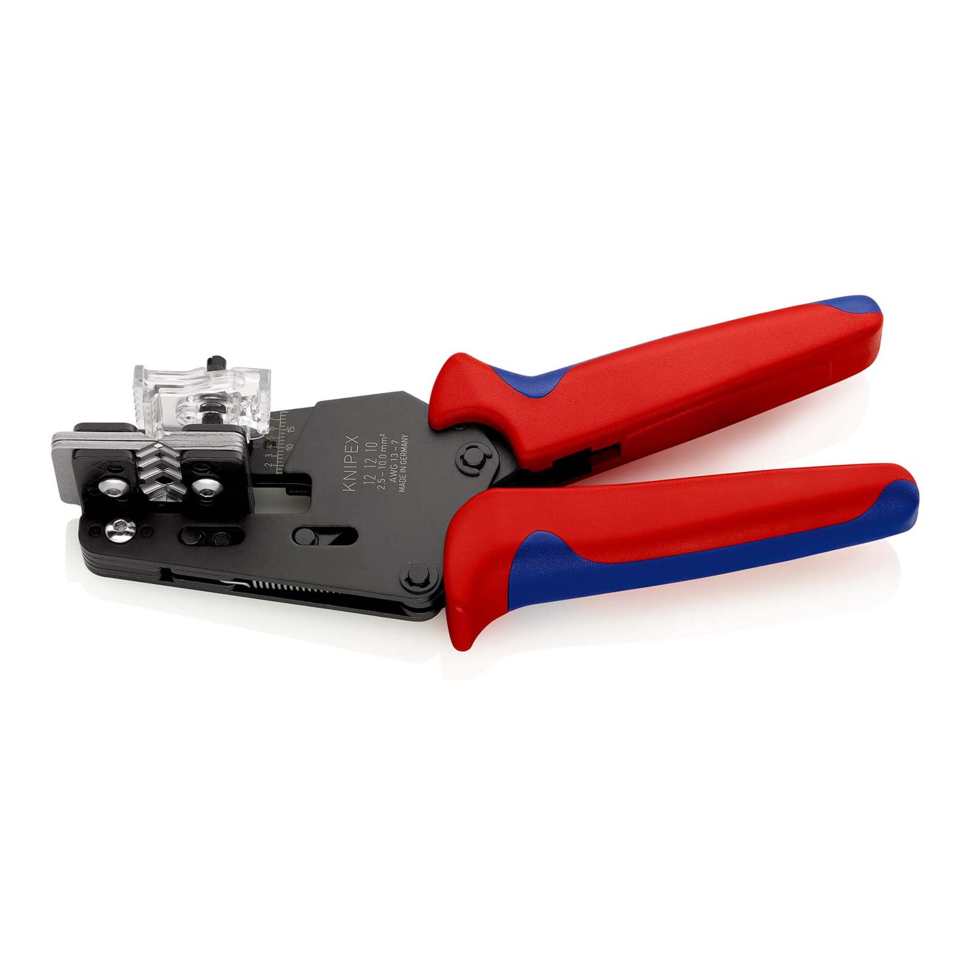 Abisolierzange KNIPEX 12 12 10 Präzisions-Abisolierzange mit Formmessern mit