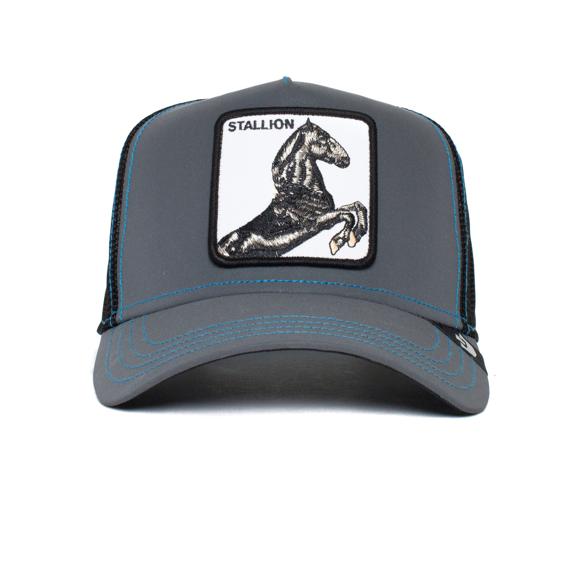 GOORIN Bros. Trucker Cap Goorin Bros. Stallion Nights Refelctive Trucker Cap The Farm (Basecap, Meshcap, Trucker Kappe)