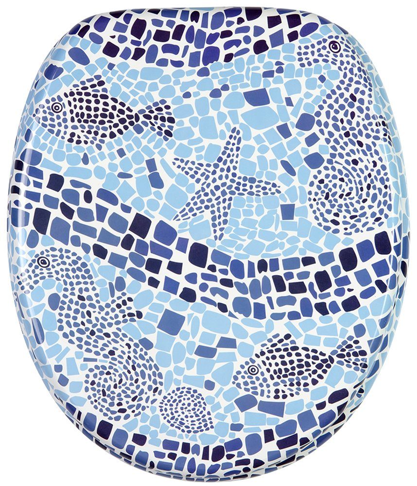 Sanilo WC-Sitz Mosaic World, mit Absenkautomatik günstig online kaufen