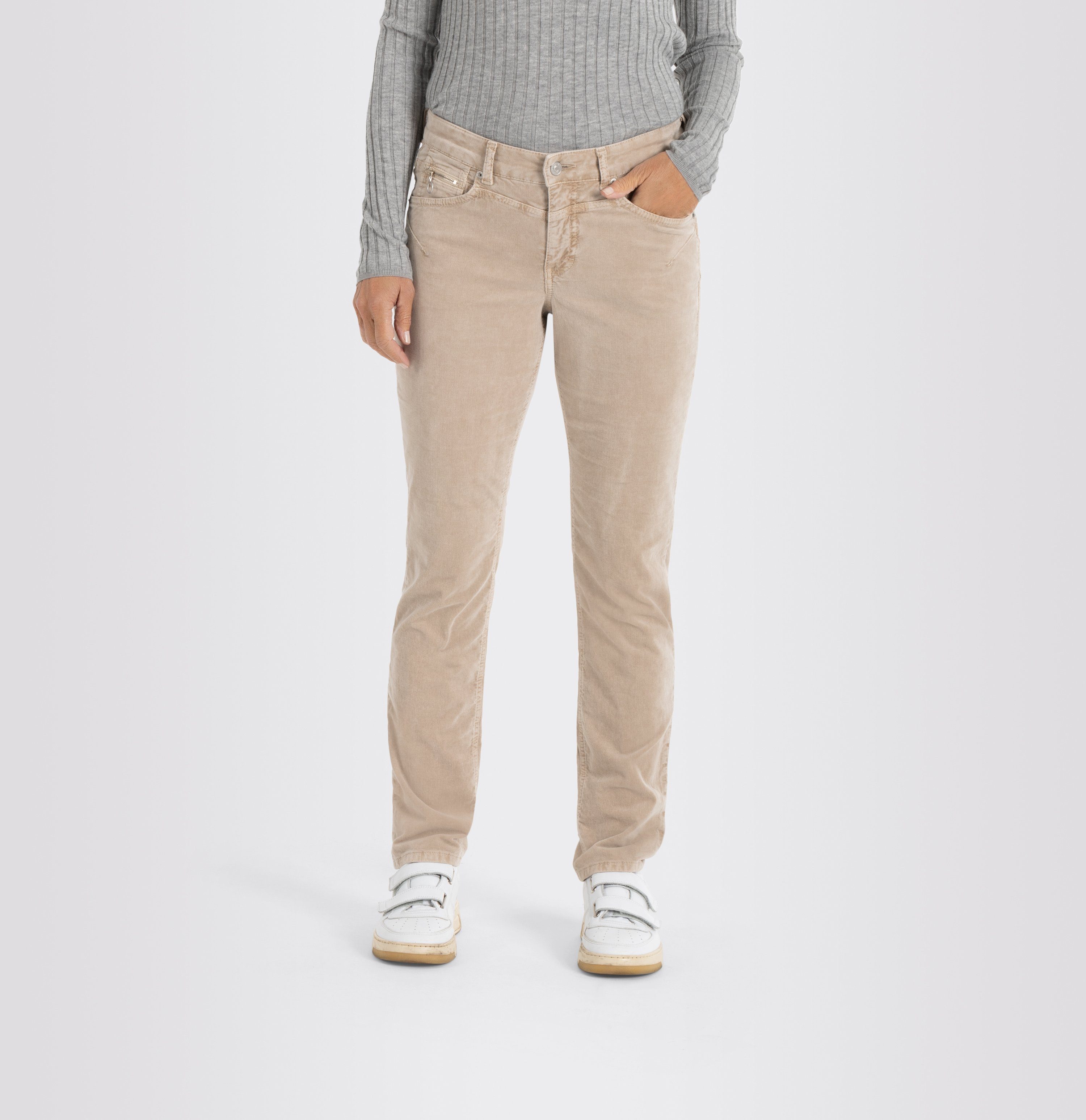 MAC Rich Cordhose Slim braun