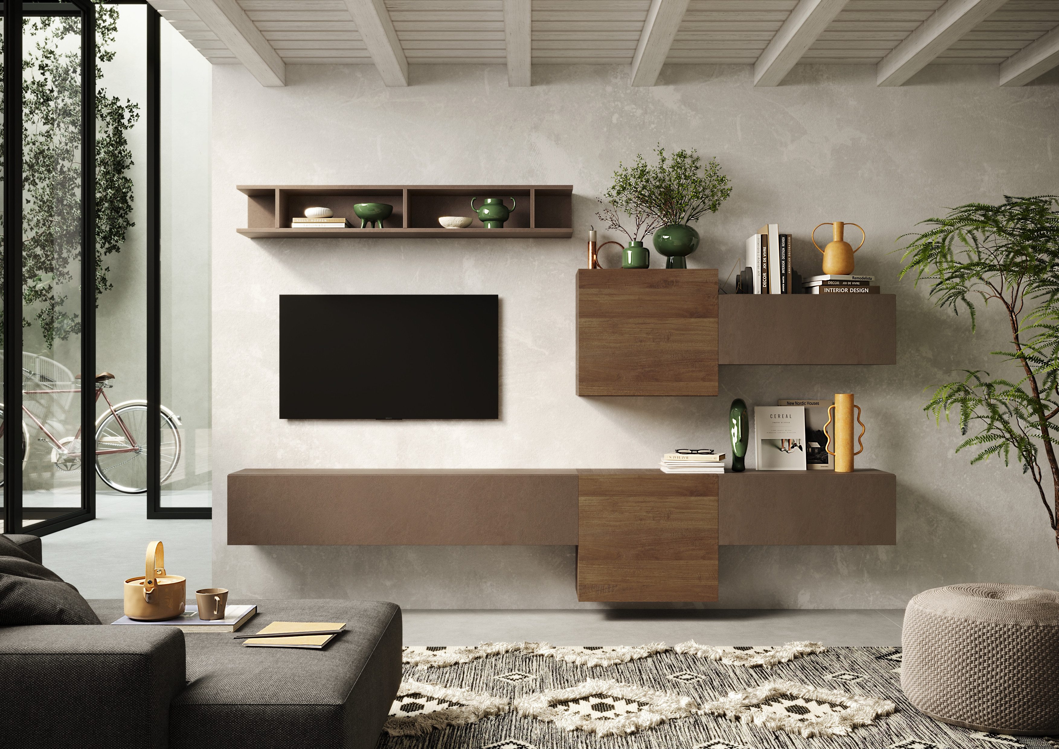 INOSIGN Wohnwand Infinity, 6tlg. Breite 262 cm, Höhe variabel, Schrankwand, günstig online kaufen