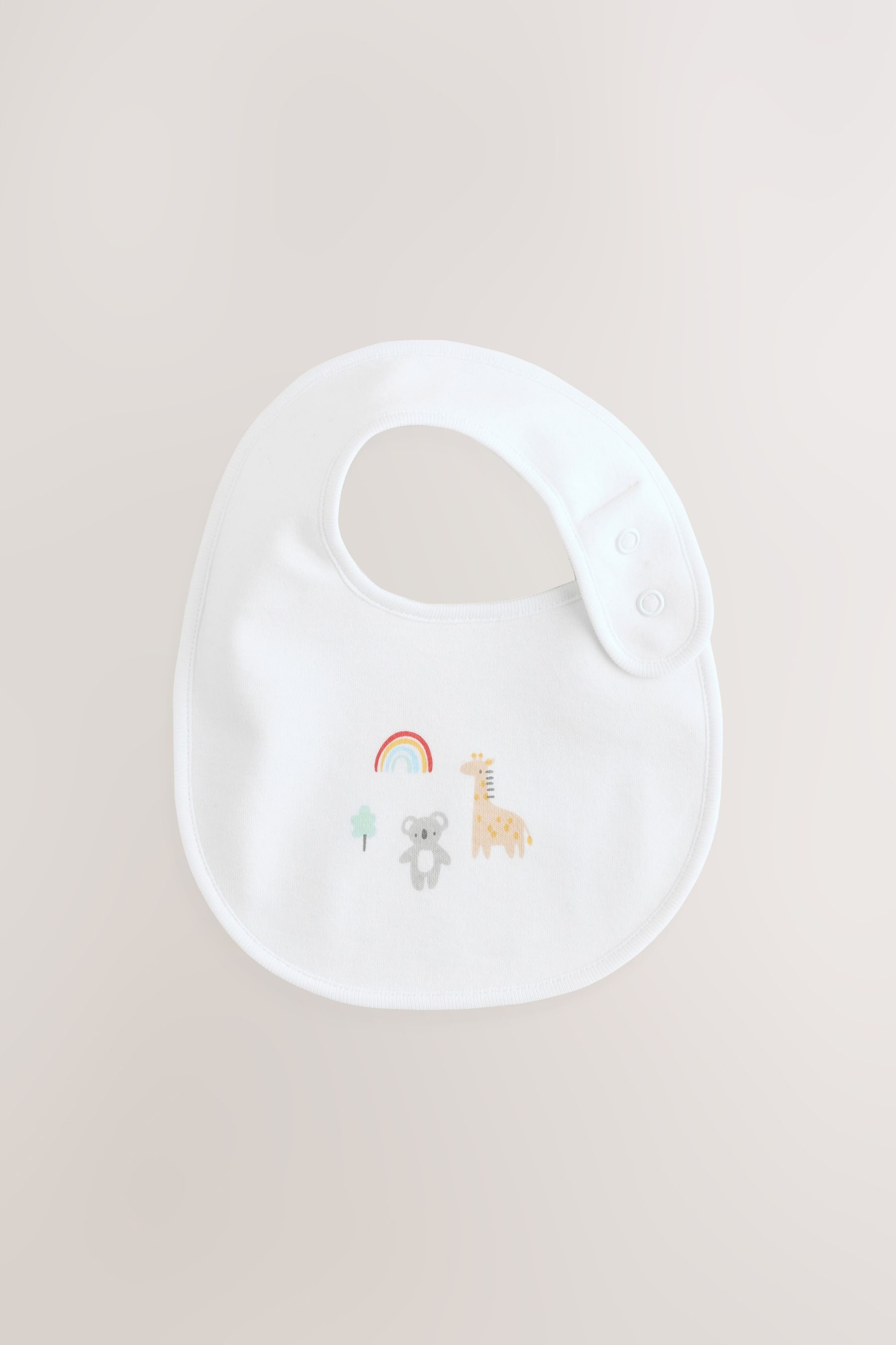 Next Lätzchen Baby Lätzchen mit Animal-Print, 5er-Pack, (5-St)