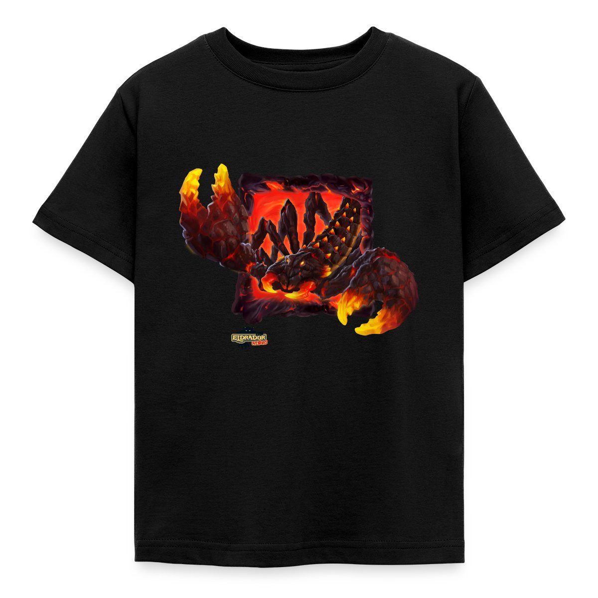 Spreadshirt T-Shirt Schleich Eldrador Lavaskorpion Kinder T-Shirt (1-tlg)