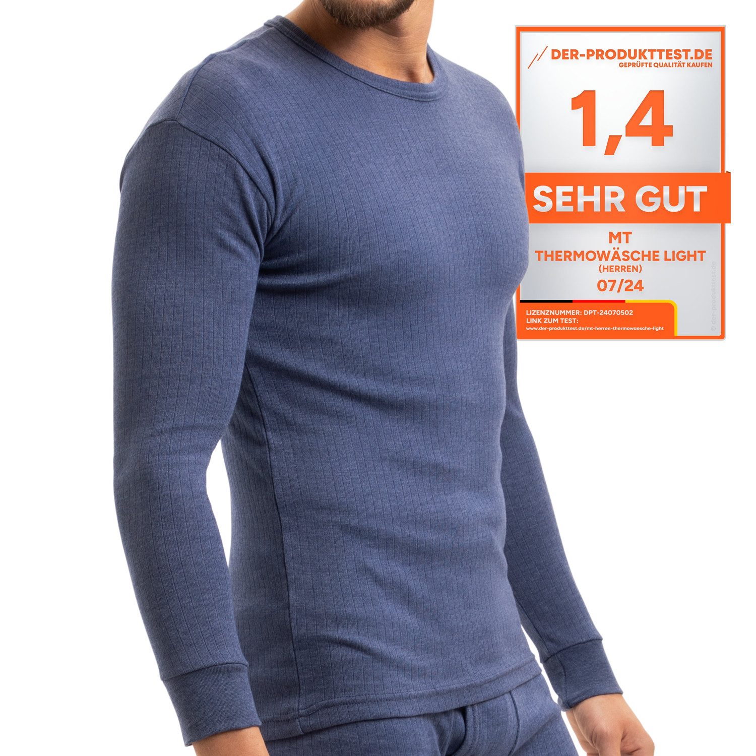 MT Funktionshemd Herren Ski- Thermo Unterhemd Light - Langarm Thermowäsche günstig online kaufen
