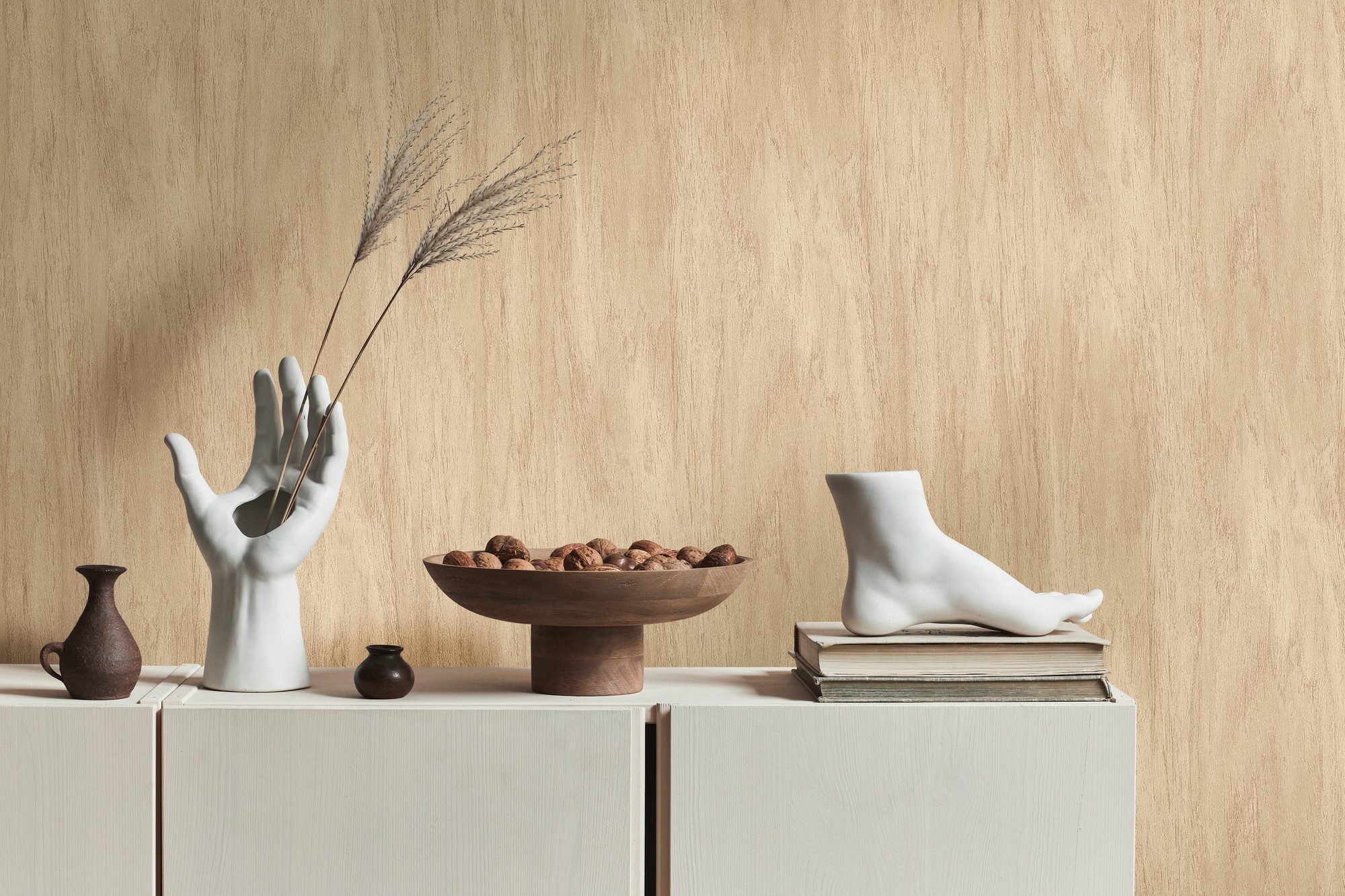 A.S. Création Vliestapete mit Holz Design Braun  10,05 m x 0,53 m günstig online kaufen