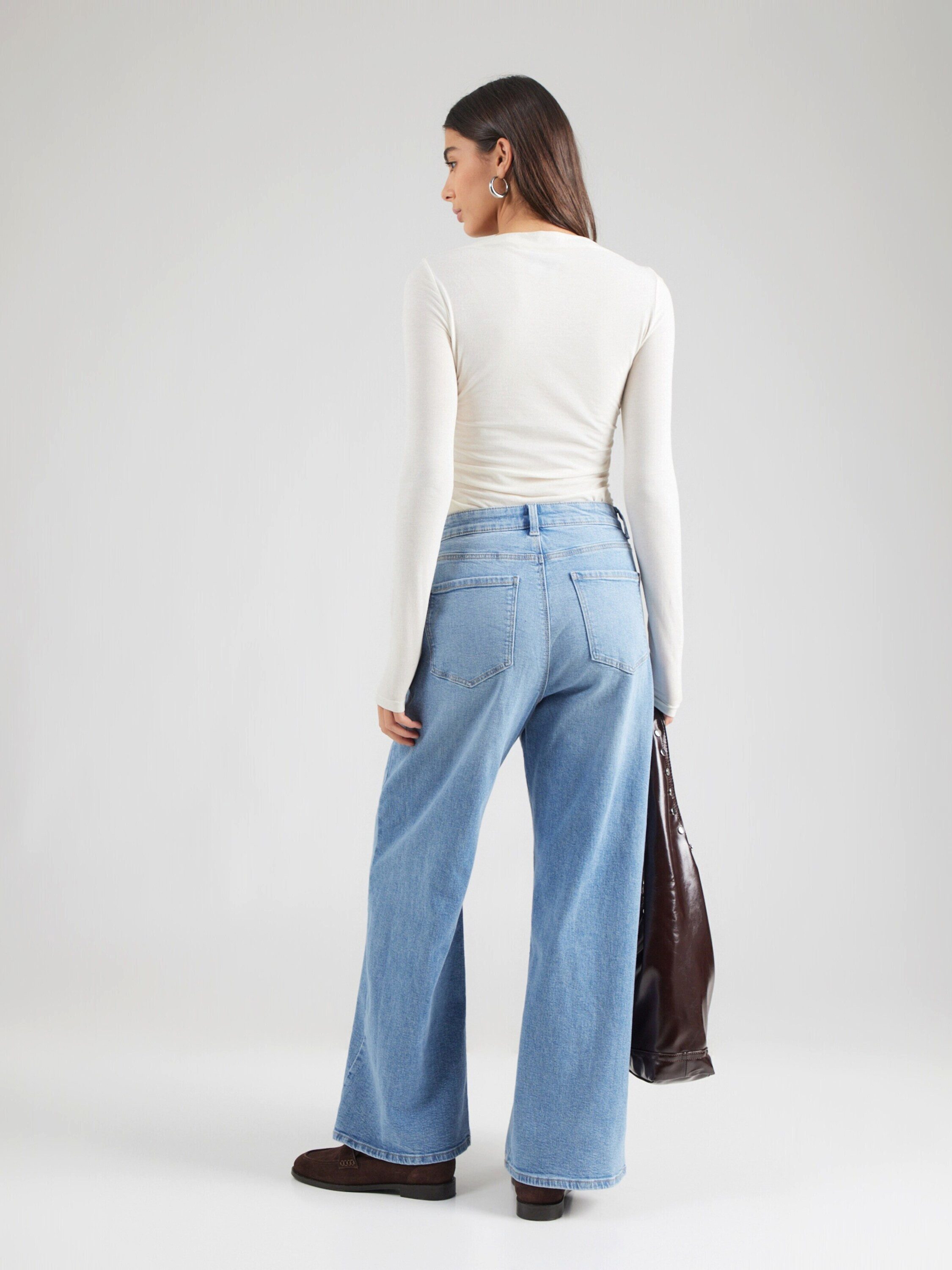 ONLY Weite Jeans ONLMAI (1-tlg) Plain/ohne Details