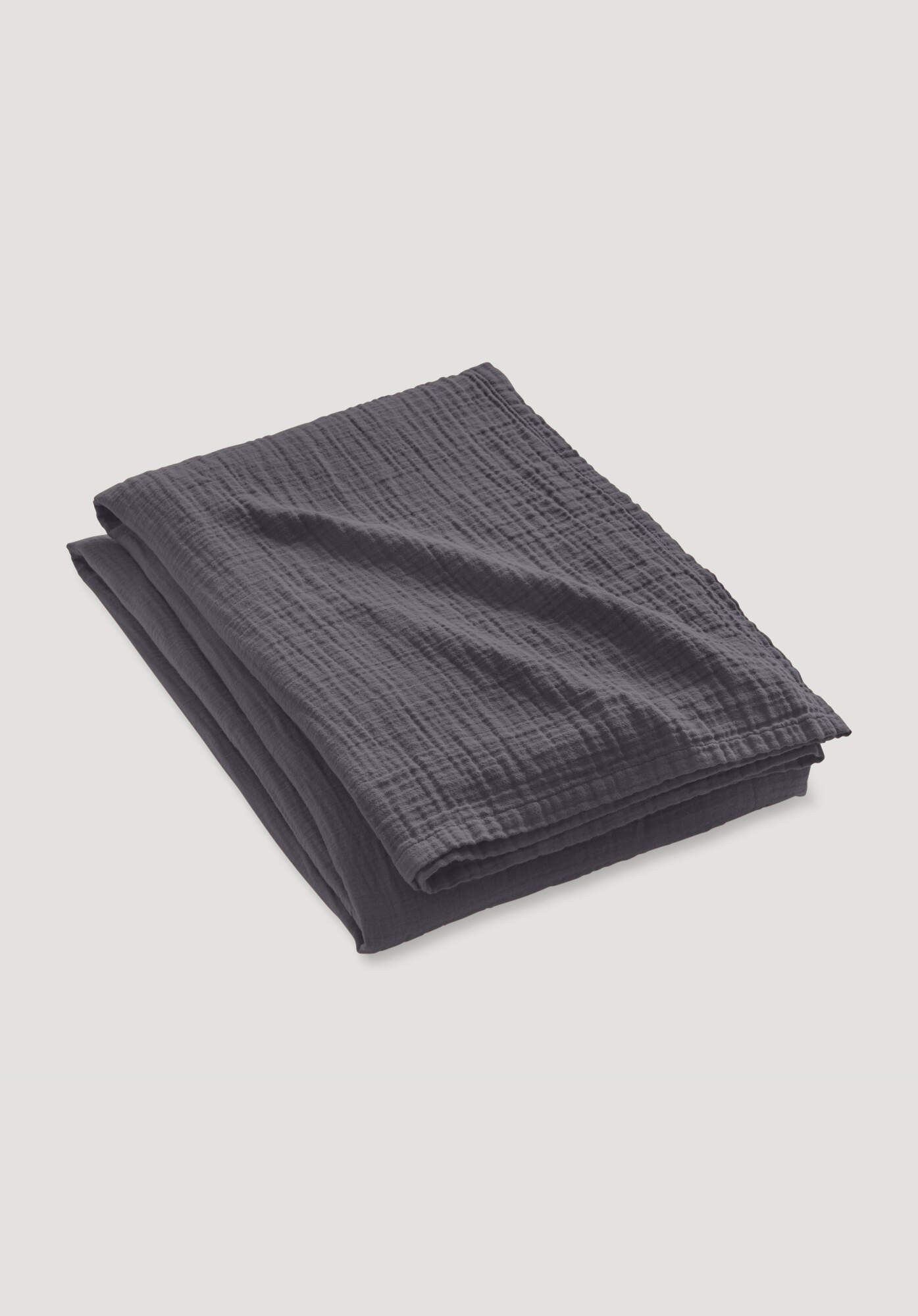 Plaid aus reiner Baumwolle, Hessnatur
