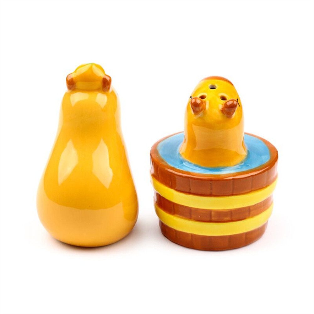Puckator Salz- / Pfefferstreuer Capybara Wasserschwein, (Set, 2-tlg), Dolomit Schwein