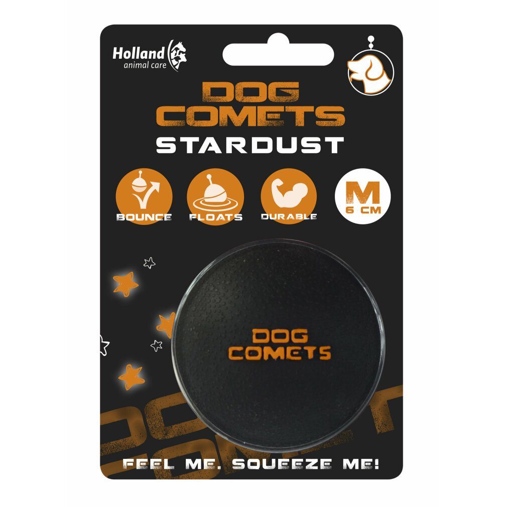 Dog Comets Tierball Dog Comets Ball Stardust Schwarz/Orange M