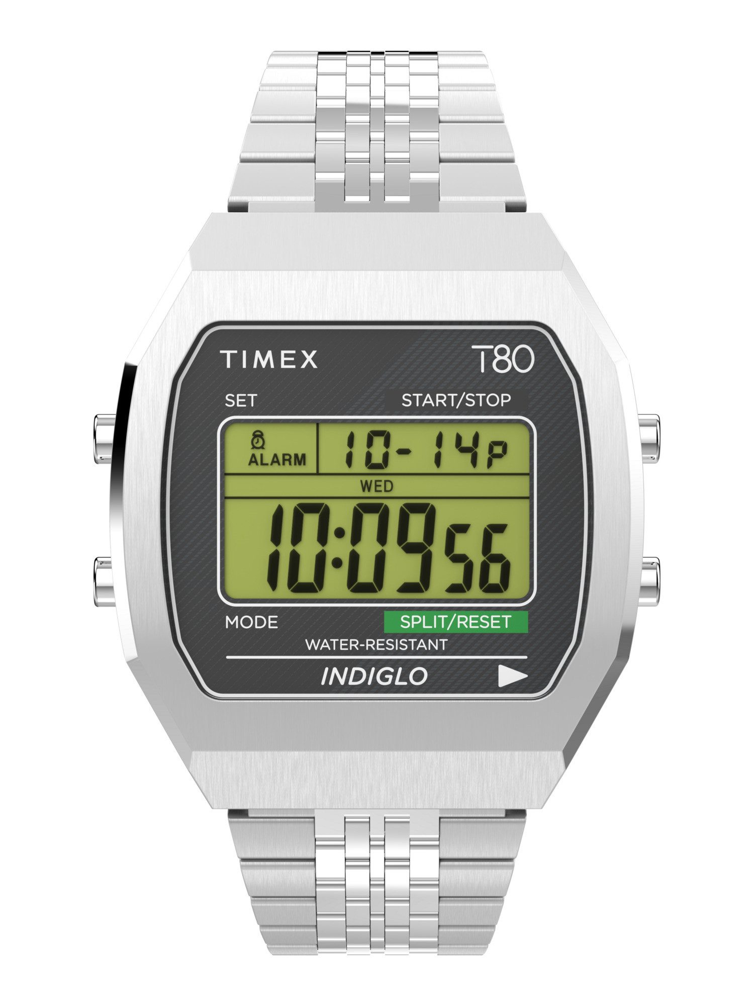 Timex Quarzuhr Timex T80 Steel, (1-tlg), Digitaluhr günstig online kaufen