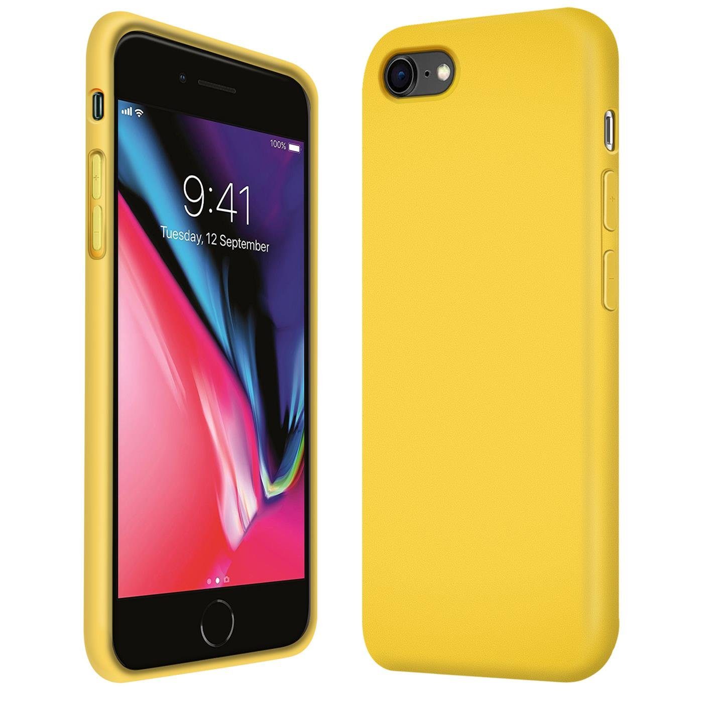 CoolGadget Handyhülle Silikon Colour Series Slim Case für Apple iPhone SE 2. Gen, SE 3. Gen. 4,7 Zoll, Hülle weich Handy Cover für iPhone 7 / 8 / SE 2020 / 2022 Schutzhülle