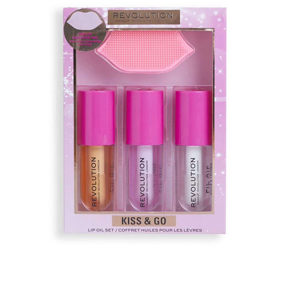 Revolution Hautpflege-Set Kiss & Go Glaze Lip Care Geschenkset