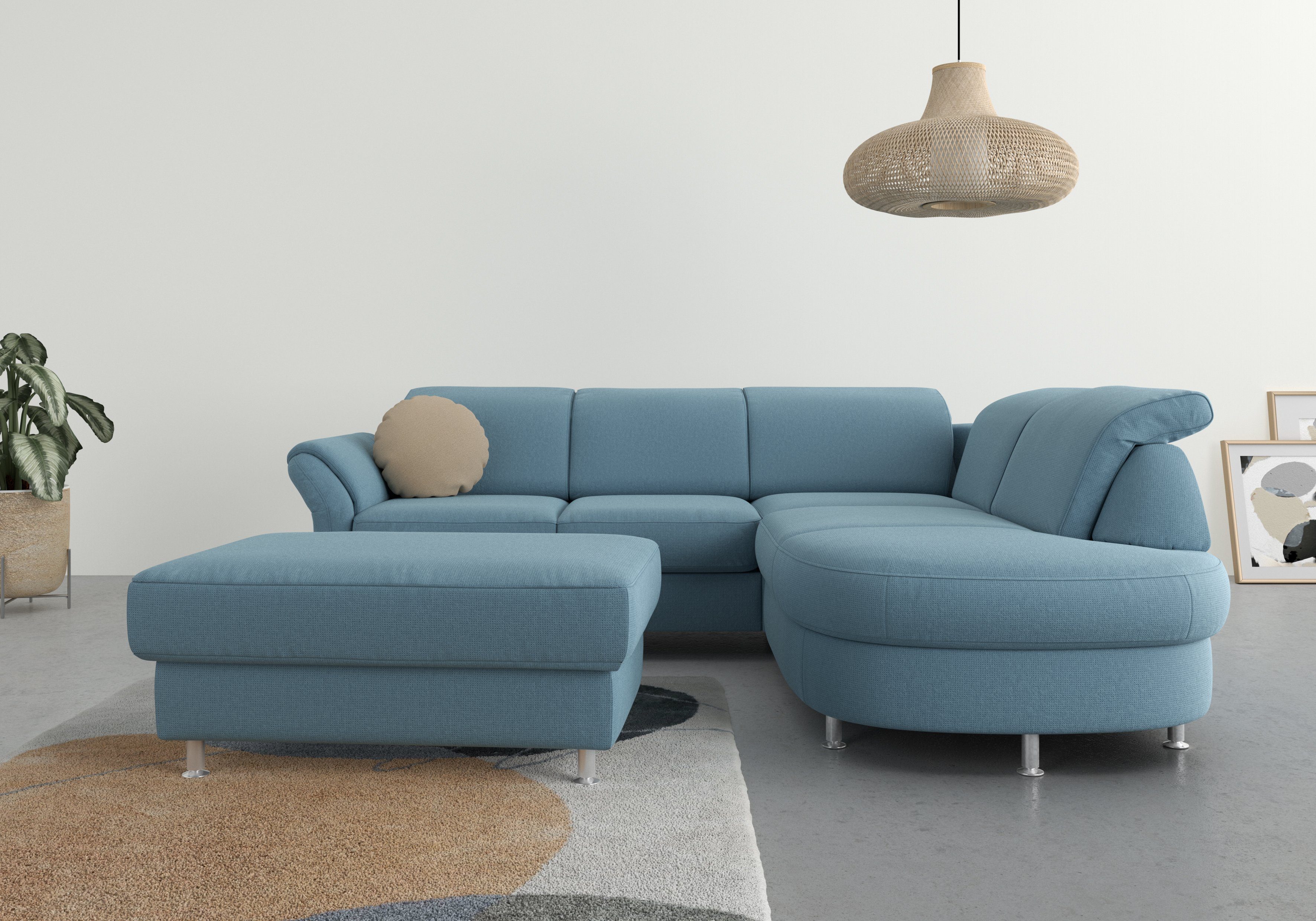 sit&more Ecksofa Apulia L-Form, wahlweise Bettfunktion, günstig online kaufen
