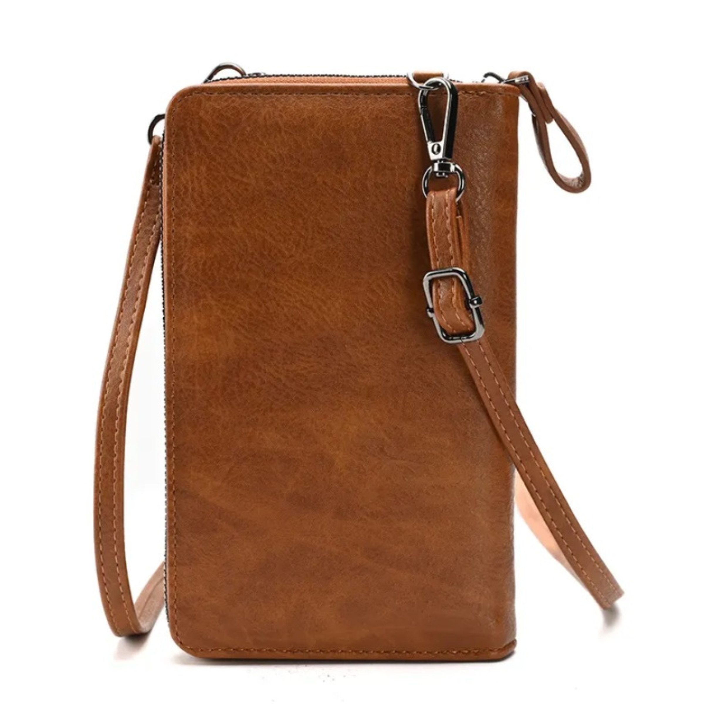 Renna Leather Mini Bag Leder Handyhülle Geldbörse 2in1 Tasche mit Gürtel