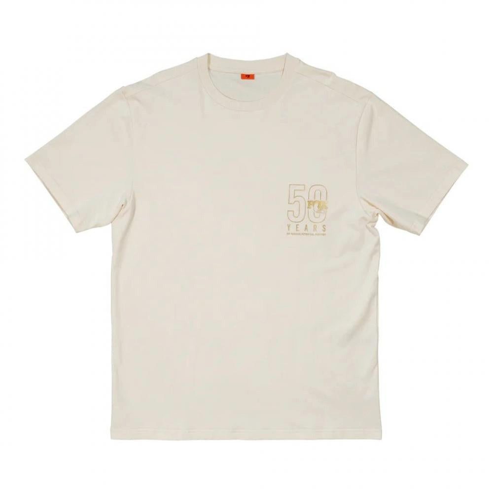 Fox Funktionsshirt FOX Anniversary T-Shirt, cream, M - T-Shirt Unisex M