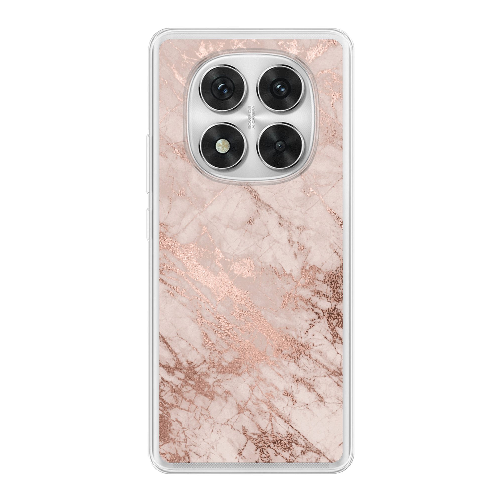 Handyhülle für Xiaomi Redmi Note 14 Pro+ Marmor - Rosa - Luxus - Marmoroptik - Gl