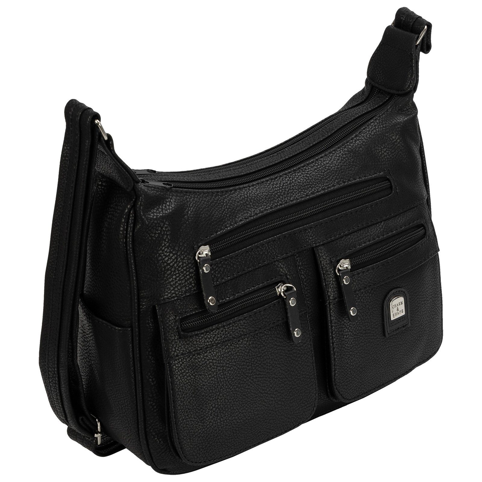Umhängetasche Damen Tasche Schultertasche Umhängetasche Leder Optik Handtasche