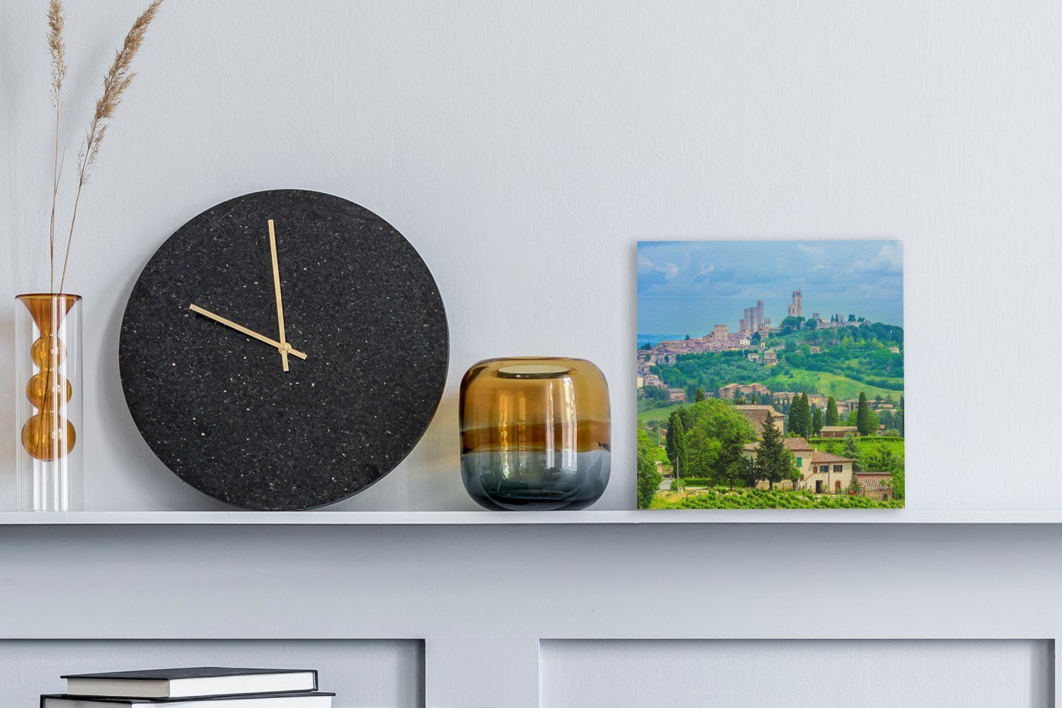 St), Die San Leinwandbild von Gimignano (1 OneMillionCanvasses® Bilder Schlafzimmer in der Wohnzimmer für Toskana, Hügel Leinwand