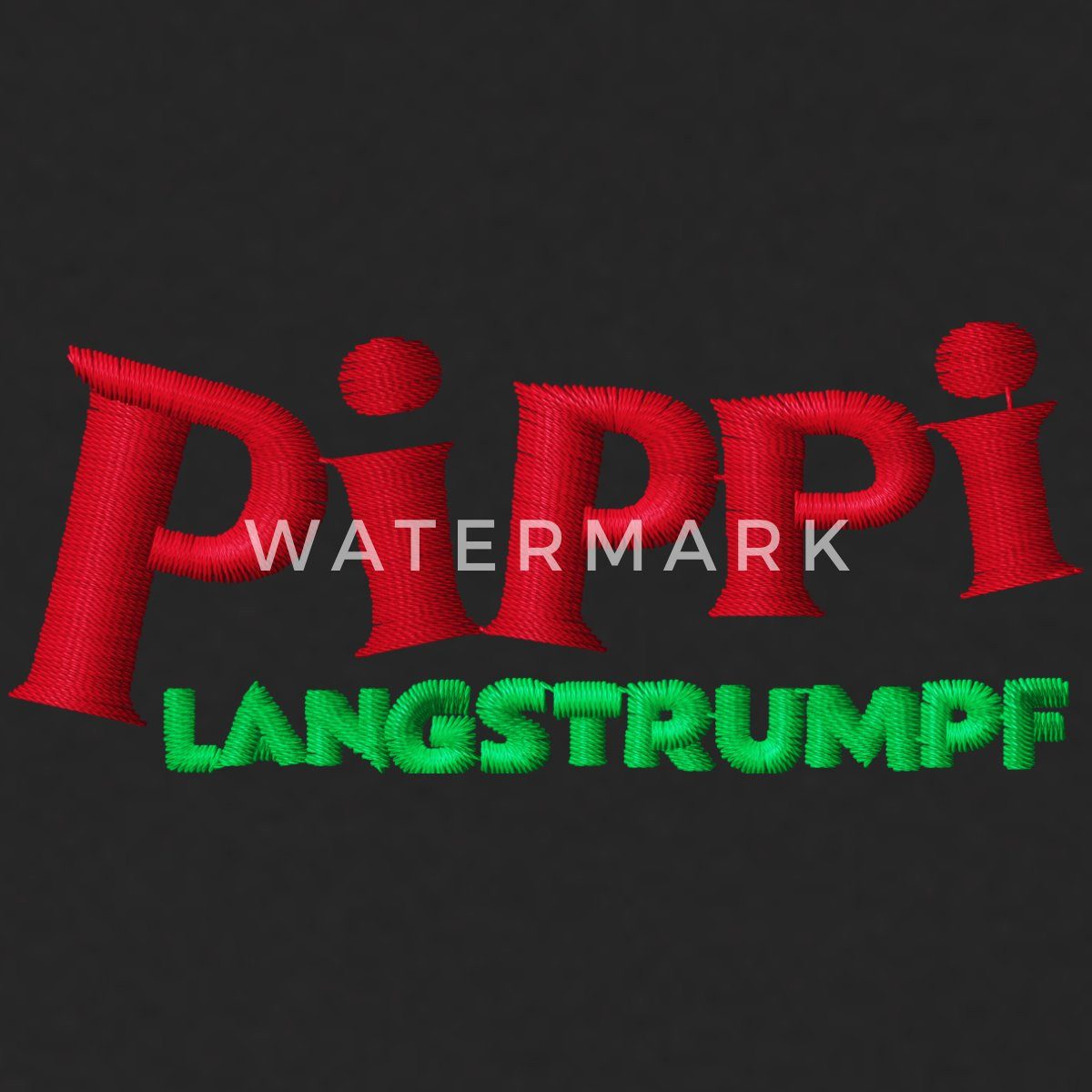 Spreadshirt Hoodie Pippi Langstrumpf Logo Stick Unisex Hoodie (1-tlg)
