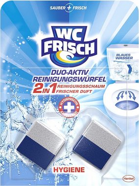 WC Frisch Duo Aktiv Reinigungswürfel WC-Reiniger (Spar-Pack, [12-St. für Wasserkästen)