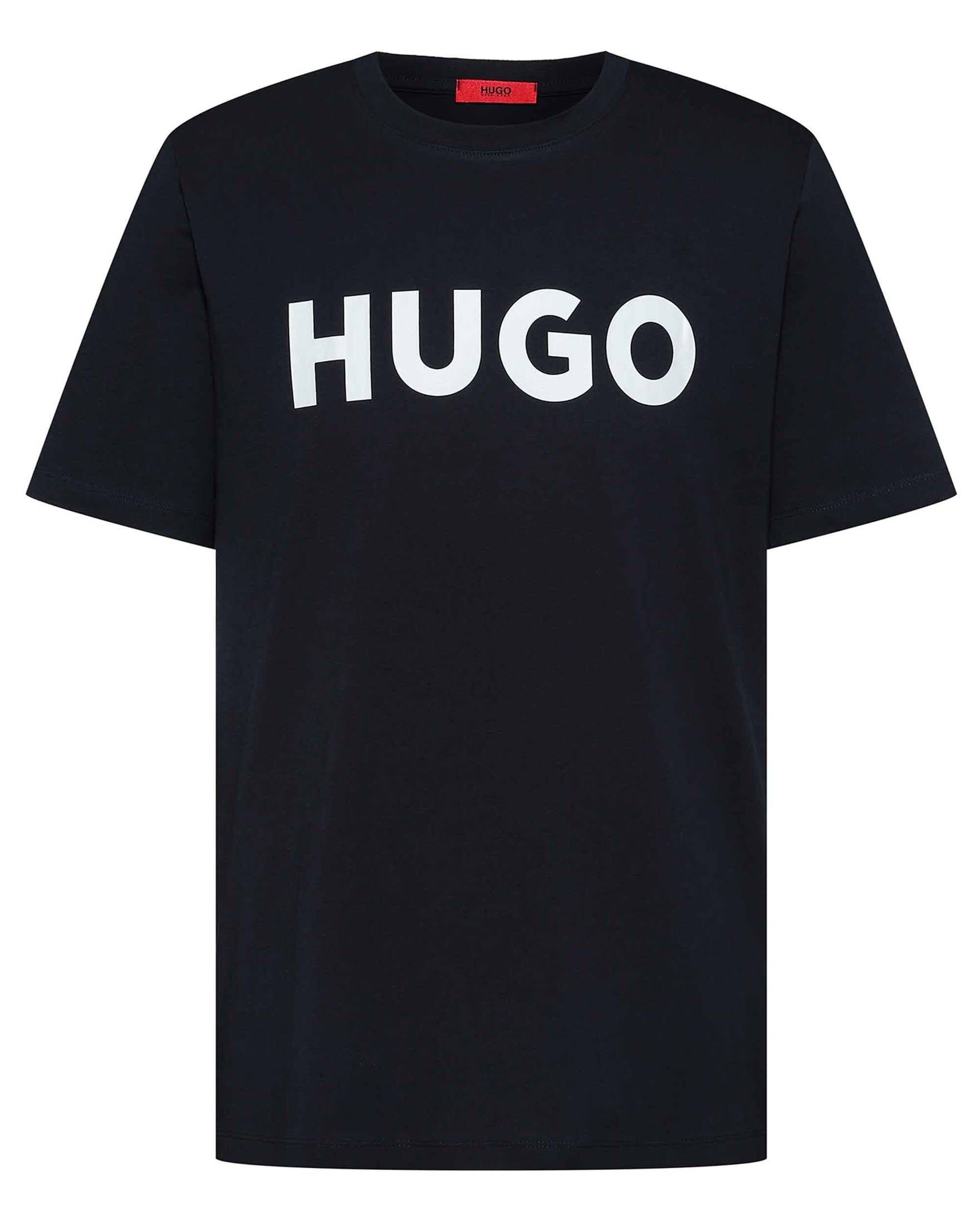 HUGO T-Shirt DULIVIO T-Shirt blau Herren (296) (1-tlg)