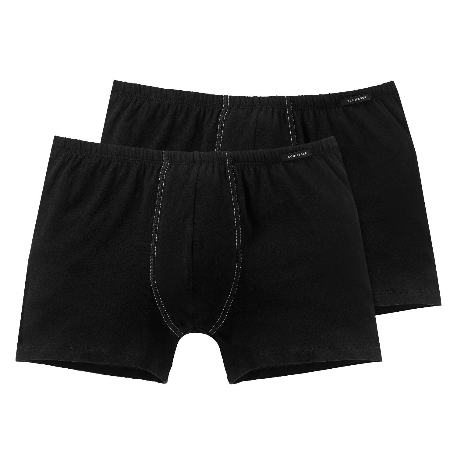Schiesser 2-er Set Boxerbriefs Schwarz günstig online kaufen