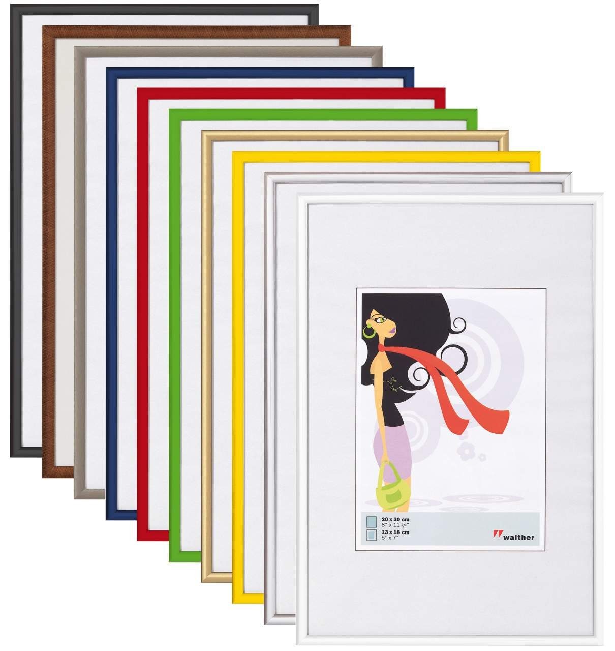 Woltu Bilderrahmen, (1 St), Bilderrahmen Kunststoff New Lifestyle günstig online kaufen