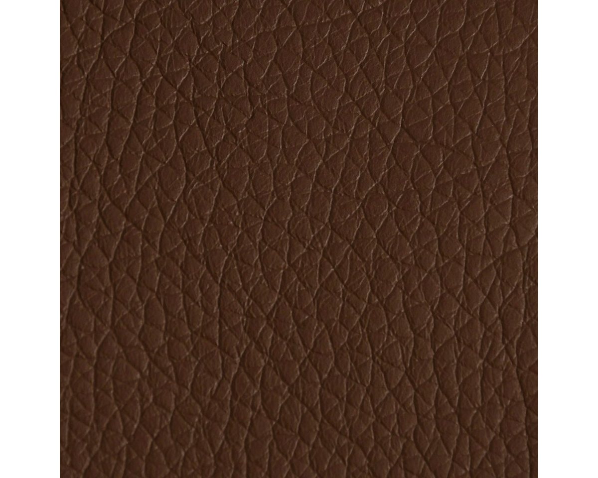 Thumbnail - SCHÖNER LEBEN. Stoff Kunstleder Polsterstoff Kaiman Meterware dunkelbraun 145cm Breite