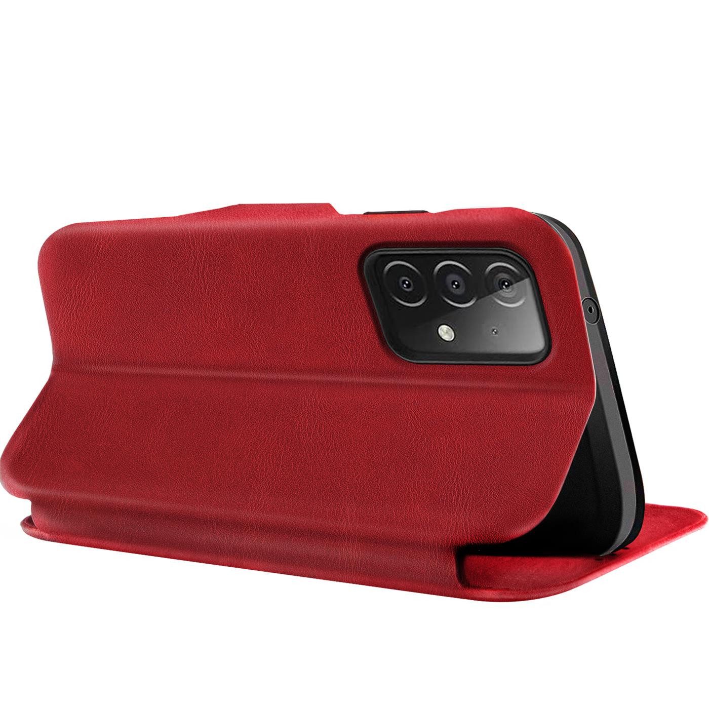 CoolGadget Handyhülle Business Premium Hülle für Samsung Galaxy A52 4G/5G 6,5 Zoll, Handy Tasche mit Kartenfach für Samsung A52 4G/5G, A52s 5G Schutzhülle