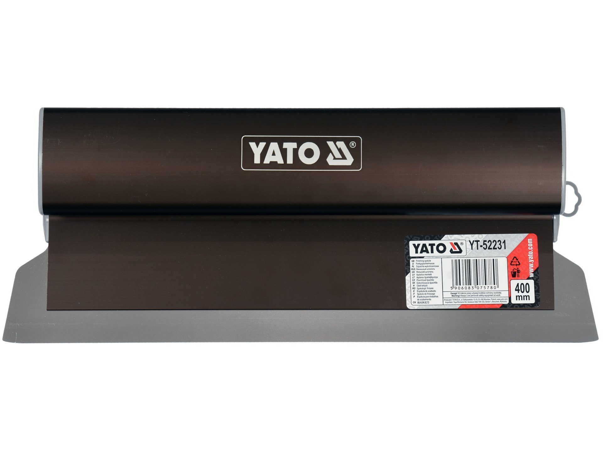 TRIZERATOP Malerspachtel Finish-Spachtel 400 mm mit Aluminiumkörper (Finish-Spachtel 400 mm mit Aluminiumkörper, 1-St., Finish-Spachtel 400 mm mit Aluminiumkörper) Spachteln