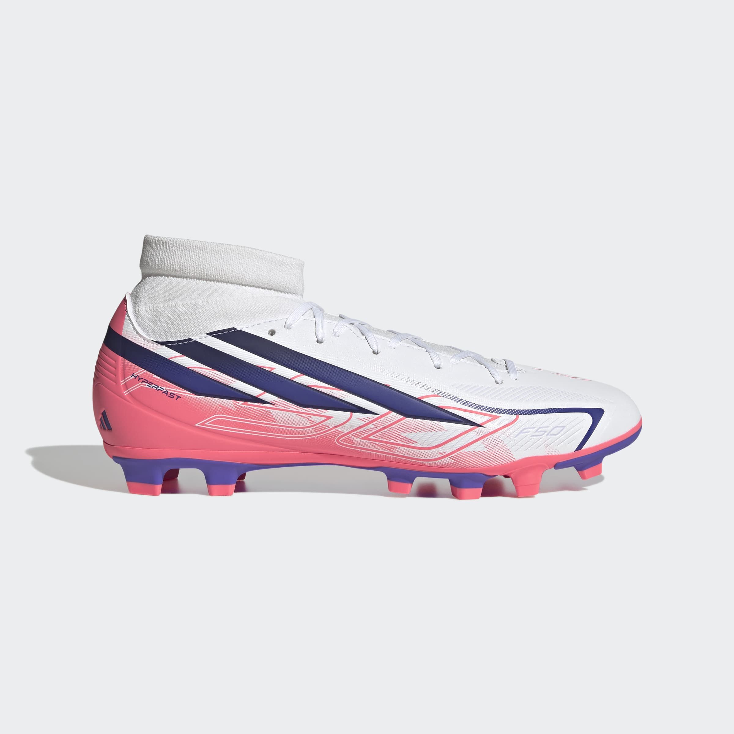 adidas Performance F50 HYPERFAST CLUB MID, FESTE / GEMISCHTE BÖDEN Fußballschuh für viele verschiedene Böden geeignet