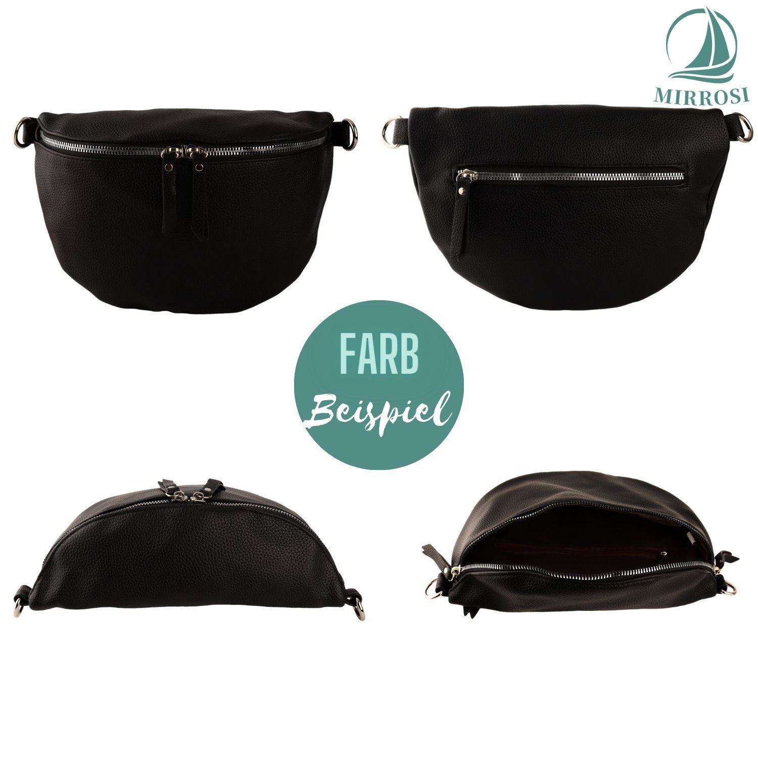 MIRROSI Bauchtasche Damen Taschen, Umhängetasche, Brusttasche, 33x20x10cm o günstig online kaufen