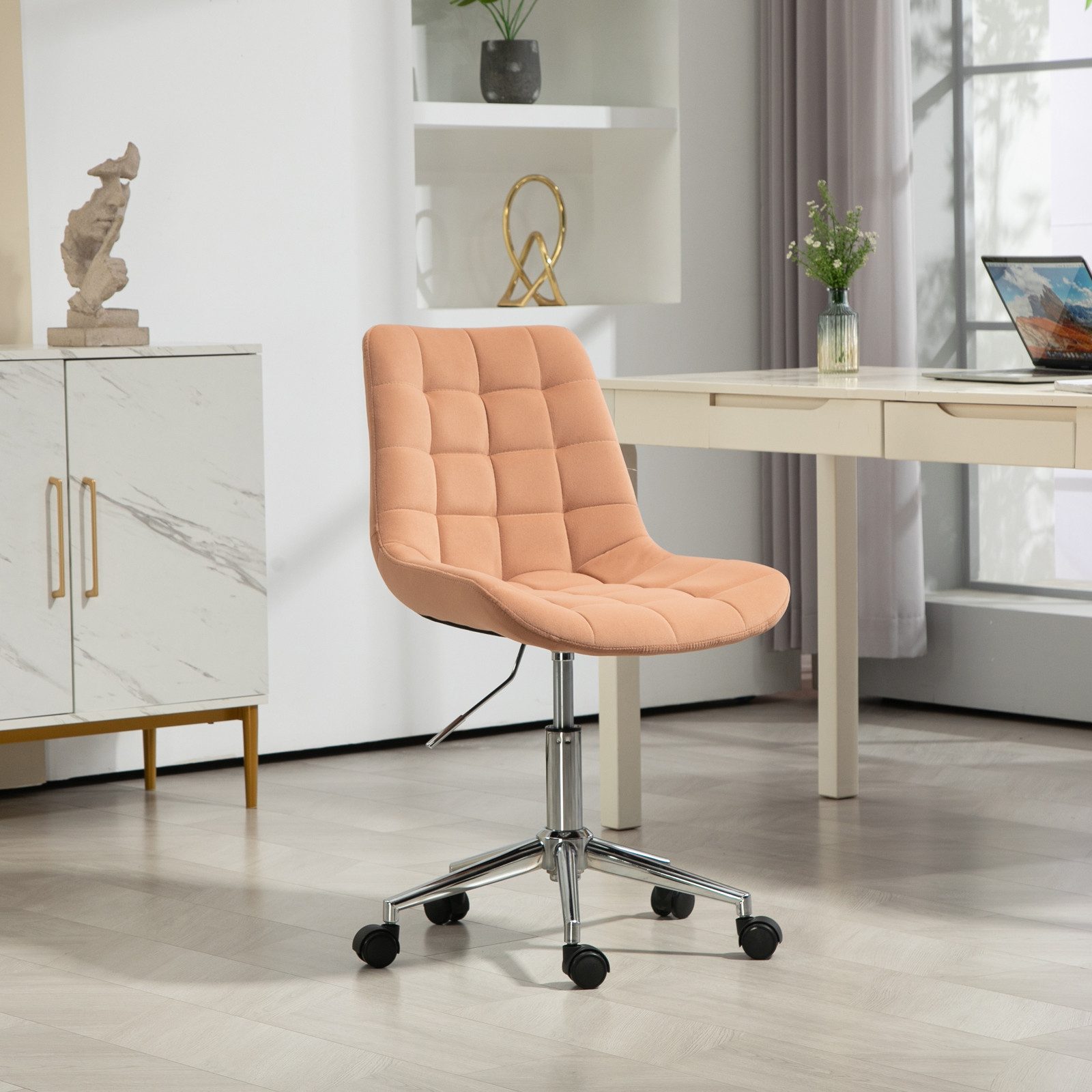 SVITA Schreibtischstuhl MICKY, Kinderstuhl, Samtbezug, gepolstert, höhenver günstig online kaufen