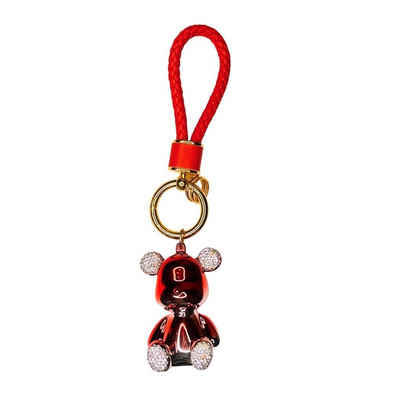 modulabag Schlüsselanhänger Taschenanhänger Bär - Charm - Glitzer - Glücksbringer, in 6 unterschiedlichen Farben erhältlich