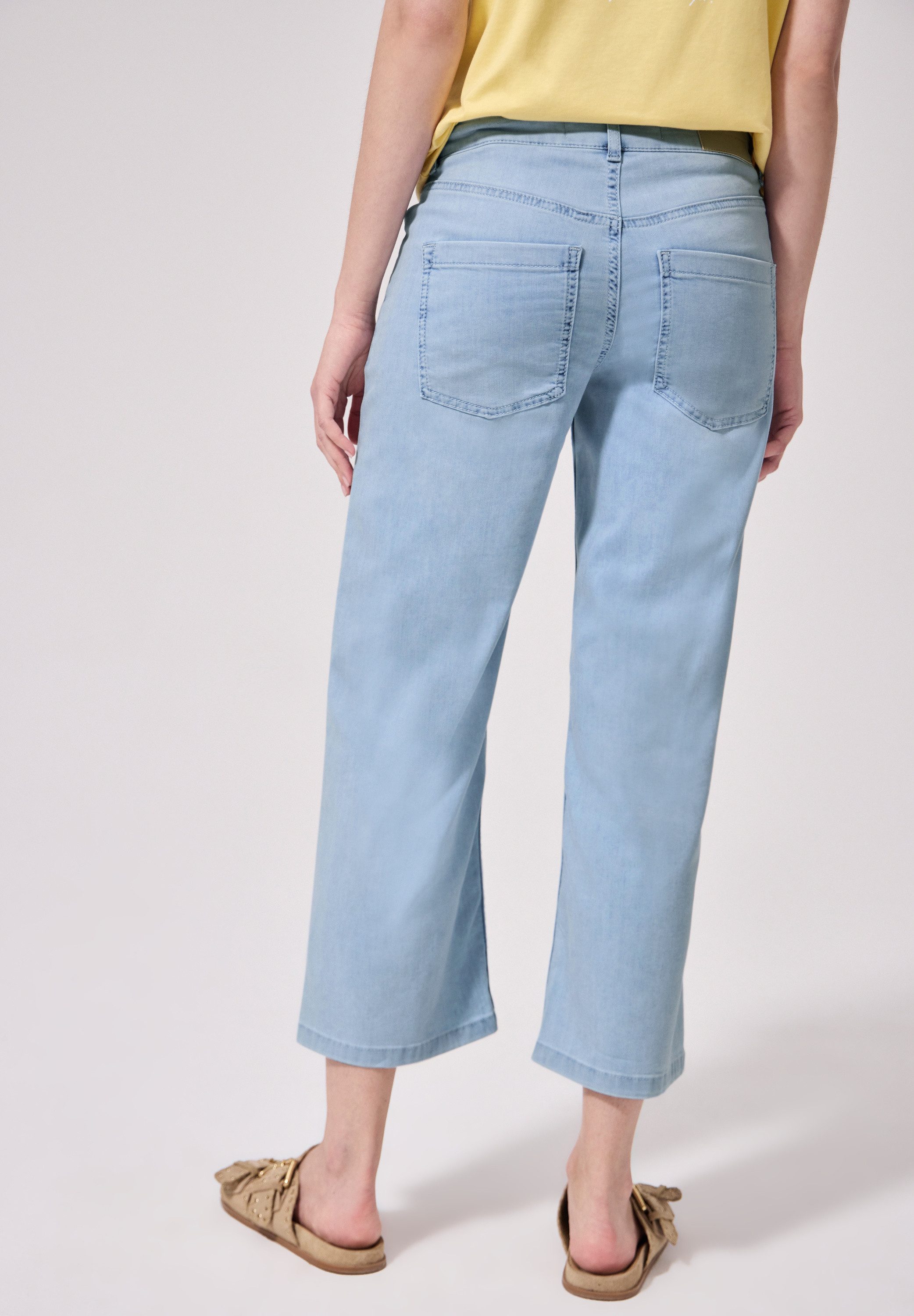 STREET ONE STUDIO Loose-fit-Jeans mit Wide Legs