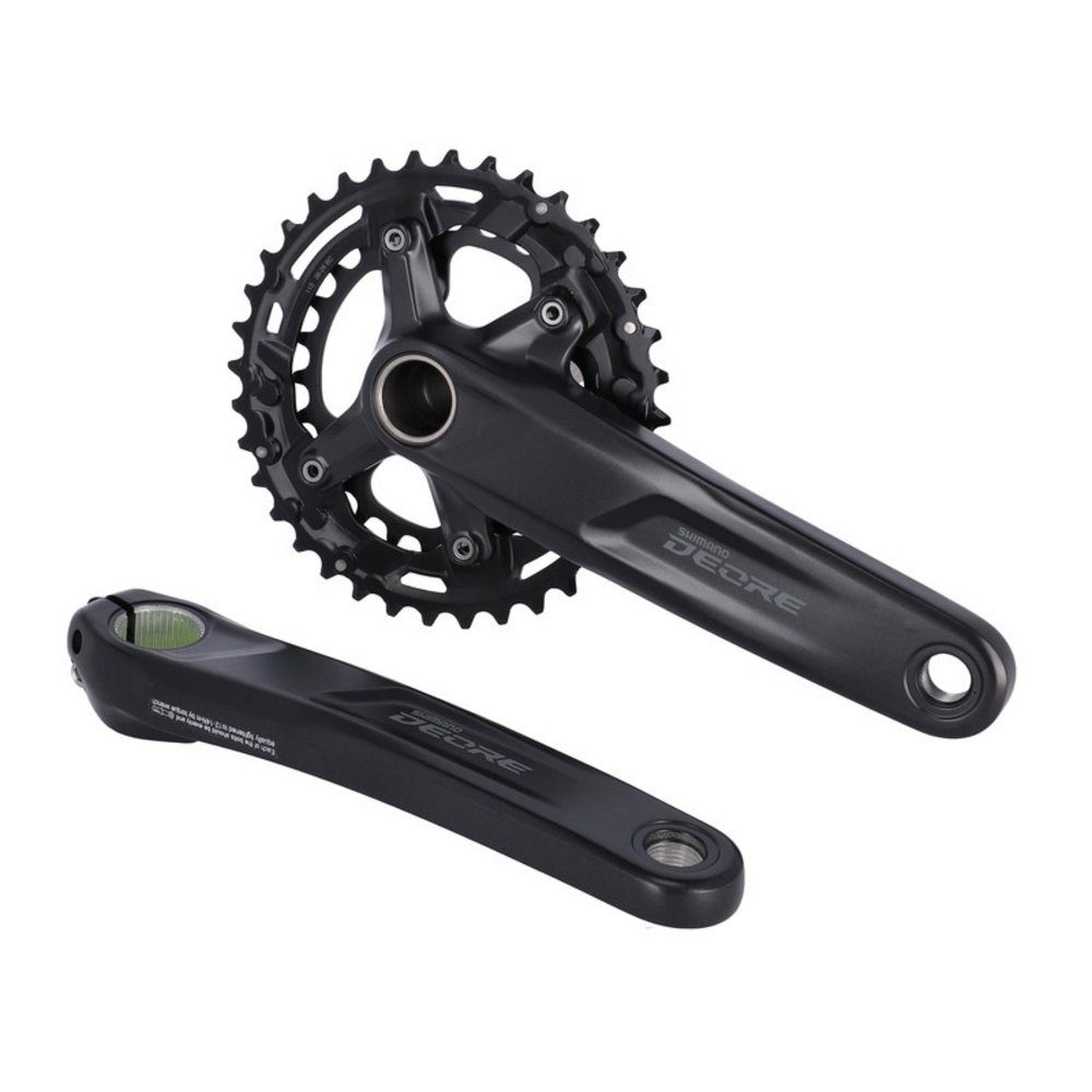 Shimano Fahrradkurbel Kurbelgarnitur DEORE M5100-2, 36-26 Zähne, 175mm FCM5100-1, 2 Piece