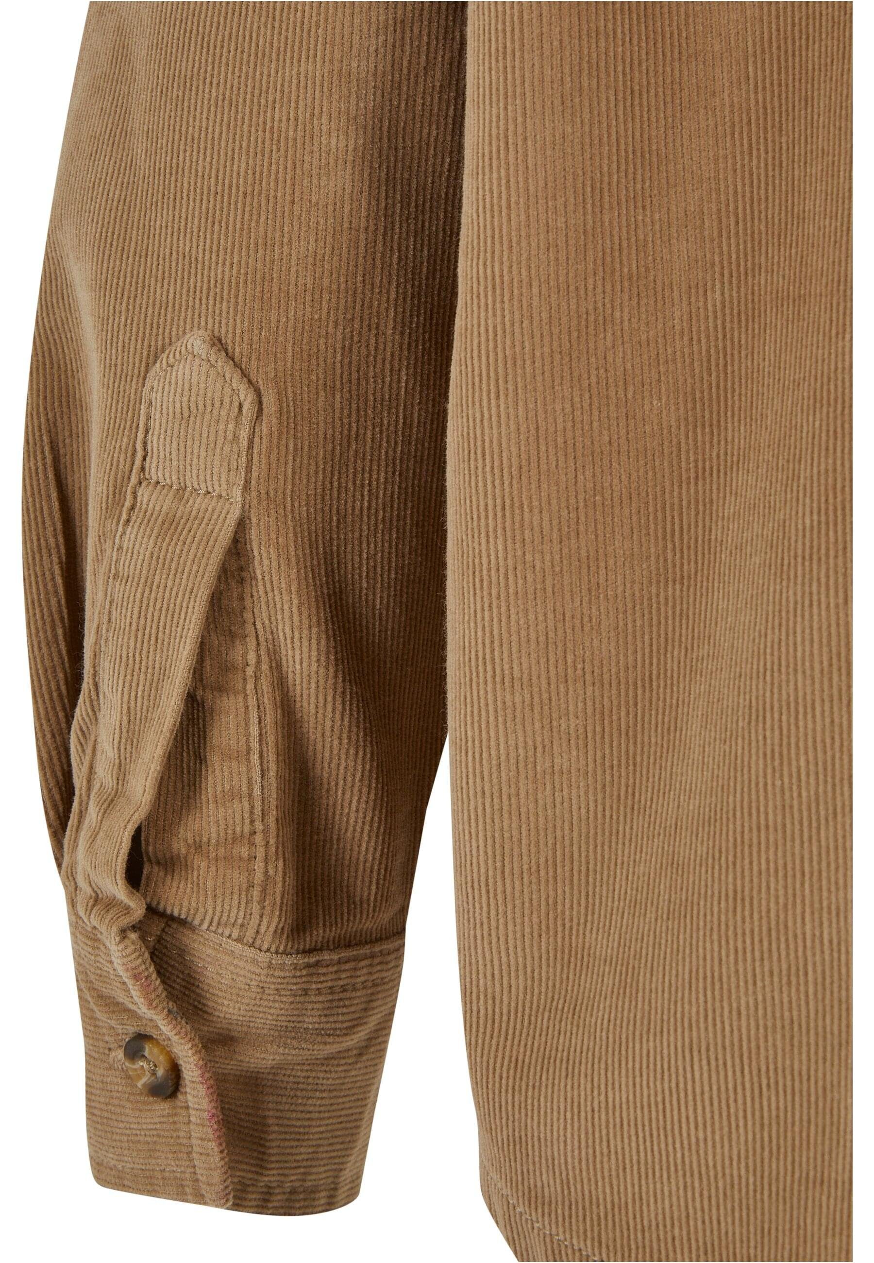 Damen Shirt Langarmhemd URBAN warmsand Ladies Oversized (1-tlg) Corduroy CLASSICS