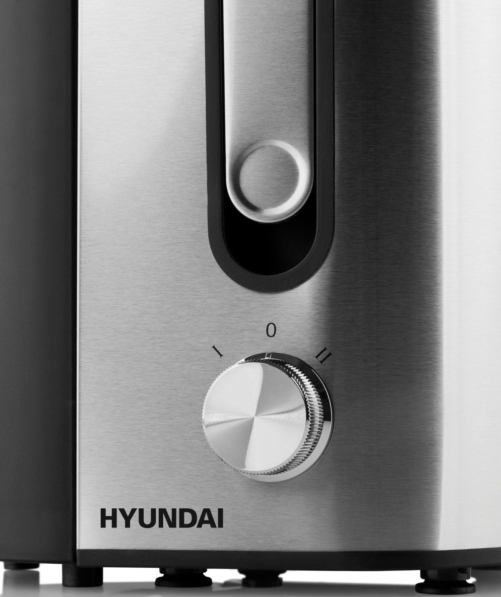Hyundai Zentrifugenentsafter JE337II, 400 W, 9000 - 13000 U/min, Öffnung 65 mm, Saftbehälter 0,45 l