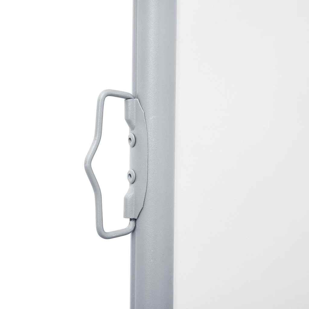 furnicato Seitenmarkise Garten-Creme 120 x (0-600) cm mit Rückrollfunktion UV-beständiger Sichtschutz mit wasserabweisendem Polyester-Gewebe – Bild 5 von 5